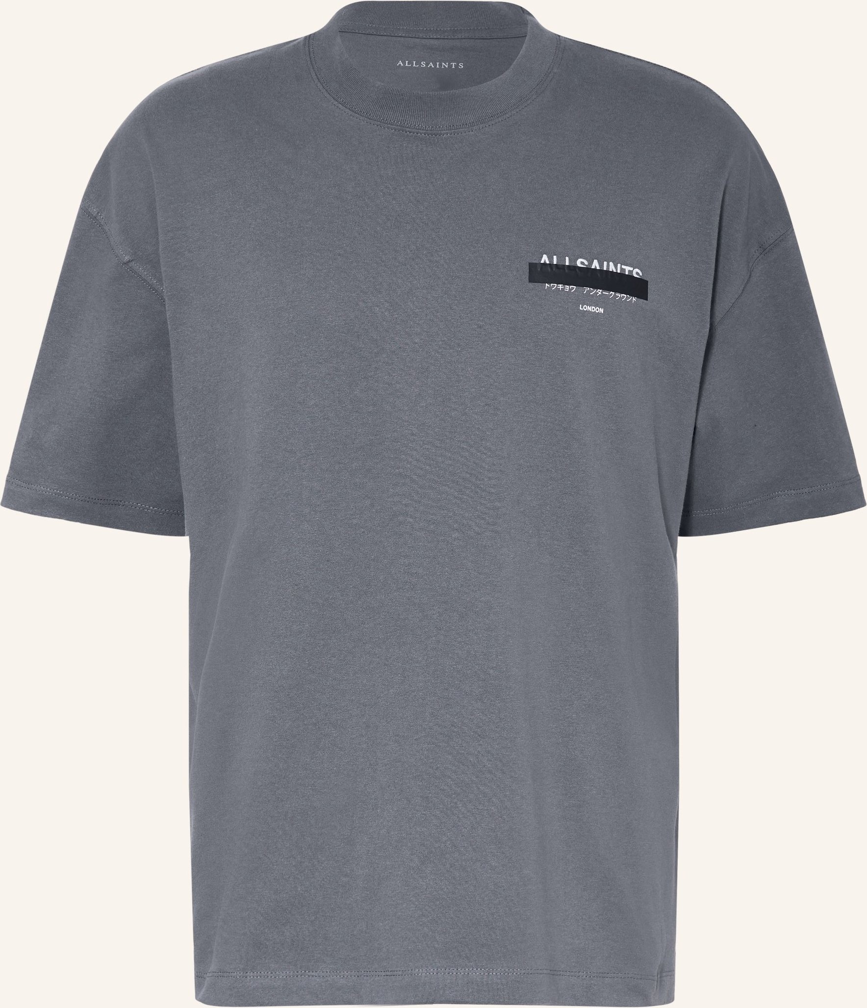 Allsaints T-Shirt Redact grau