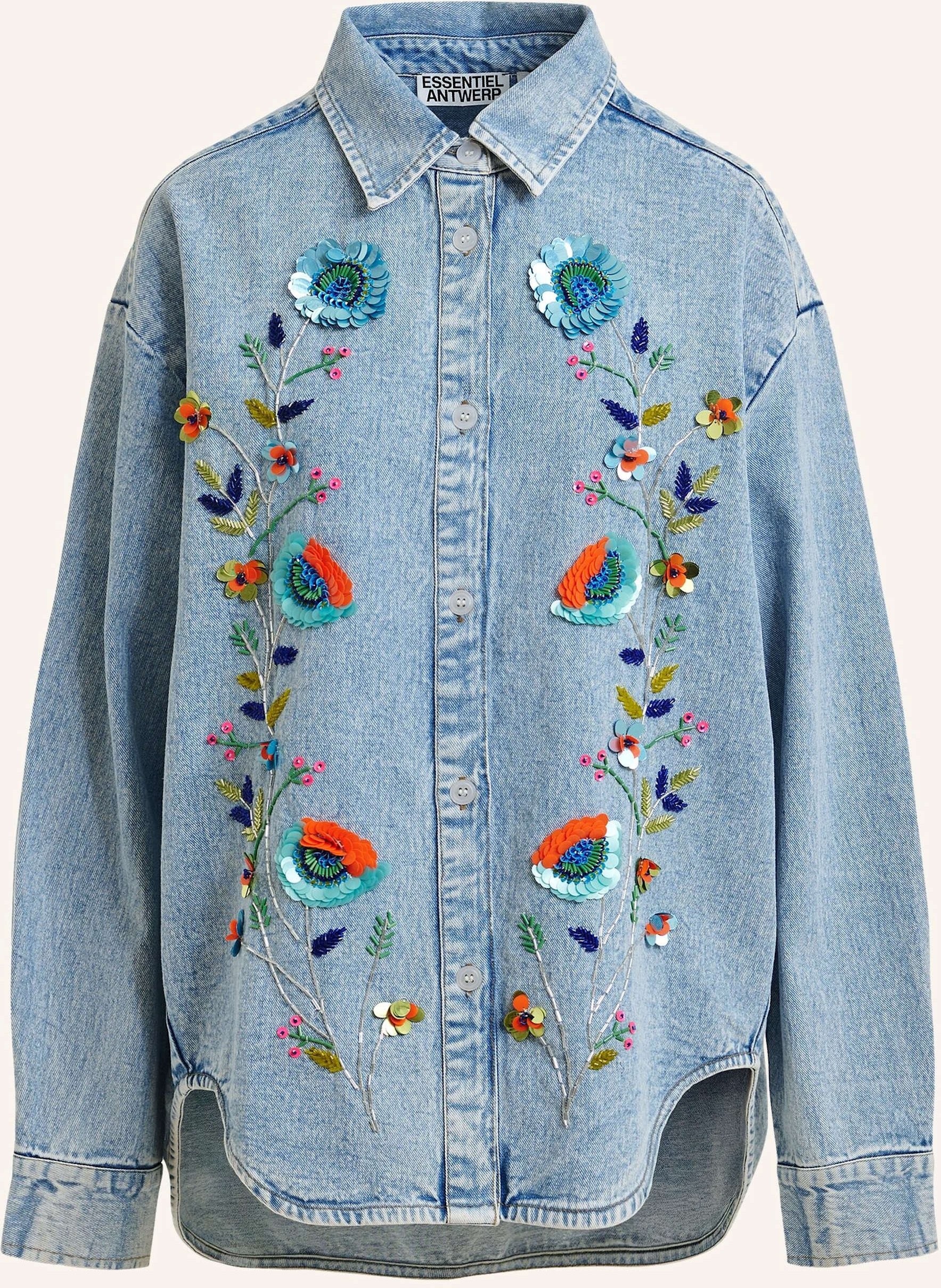 Essentiel Antwerp Hemd Icksonville blau