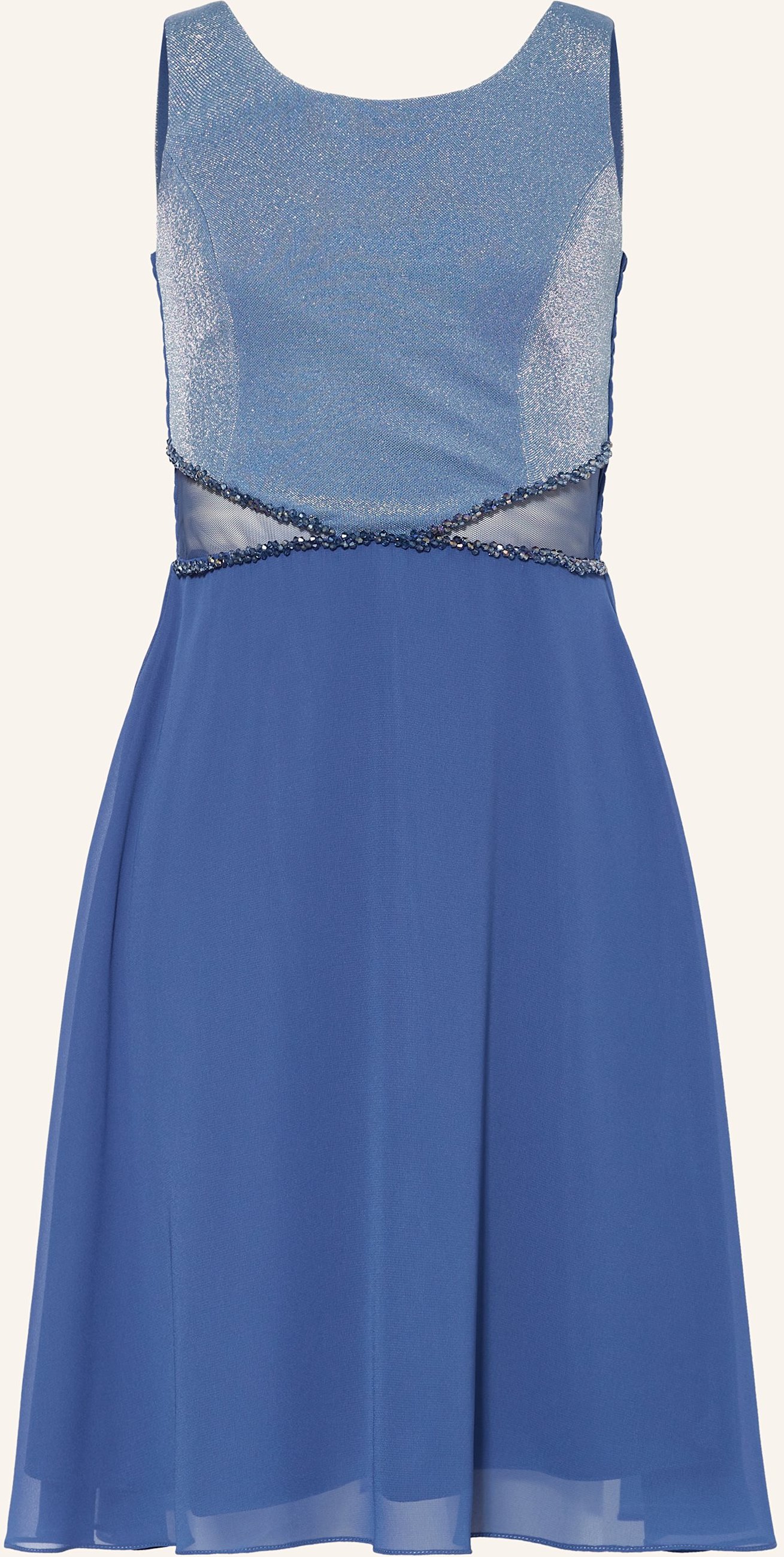 G.O.L. Finest Collection Kleid Mit Glitzergarn Und Cut-Outs blau