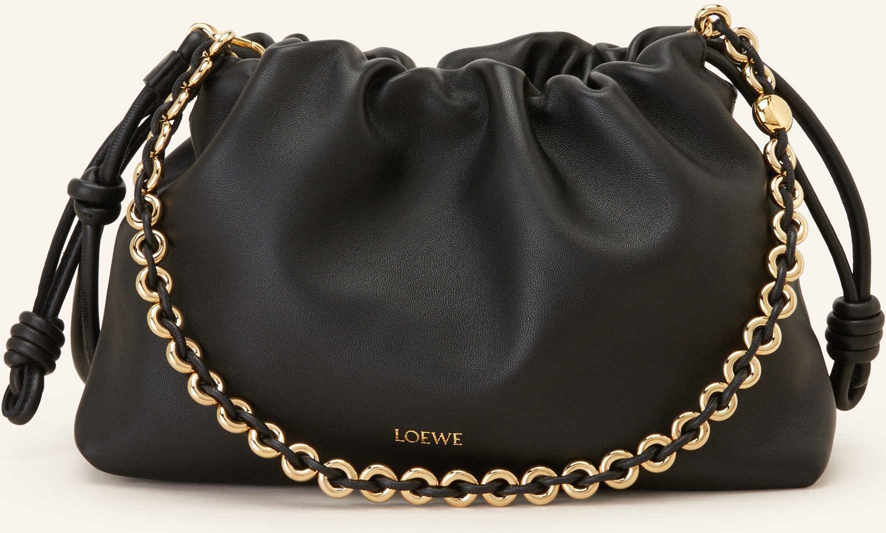 Loewe Clutch Flamenco schwarz