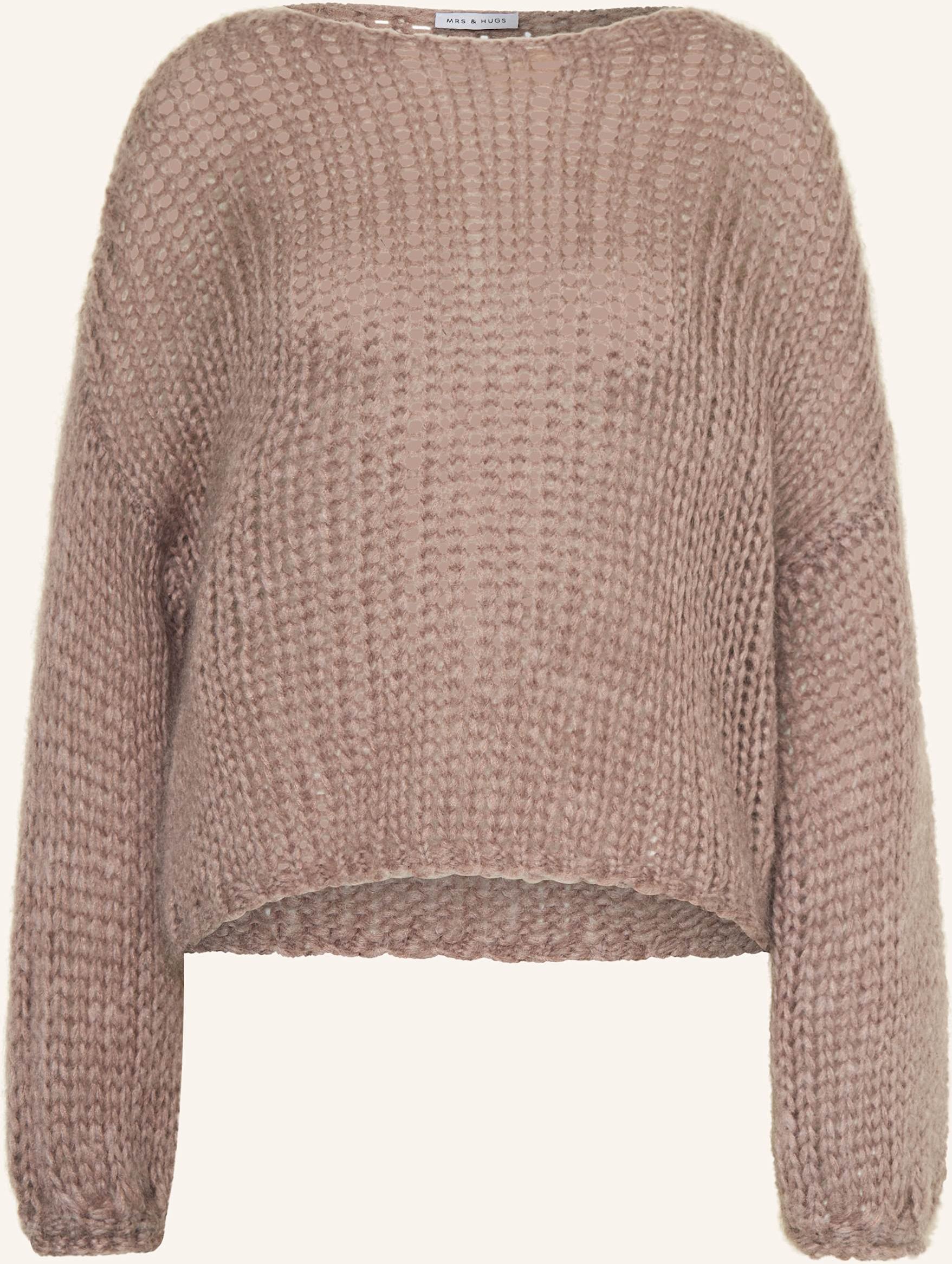 Mrs & Hugs Pullover Mit Mohair beige