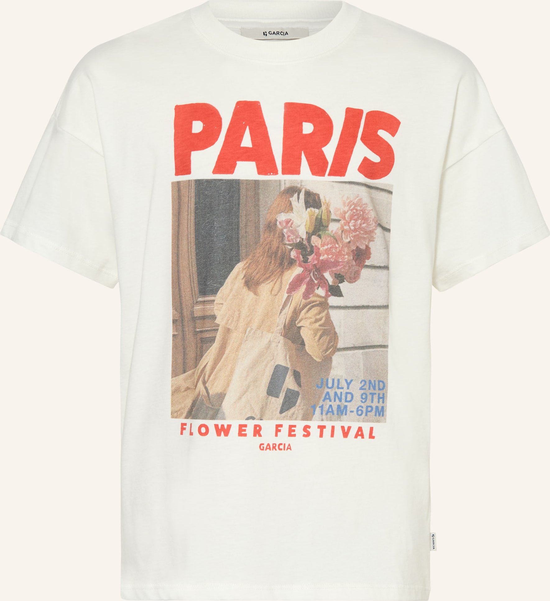 Garcia T-Shirt weiss