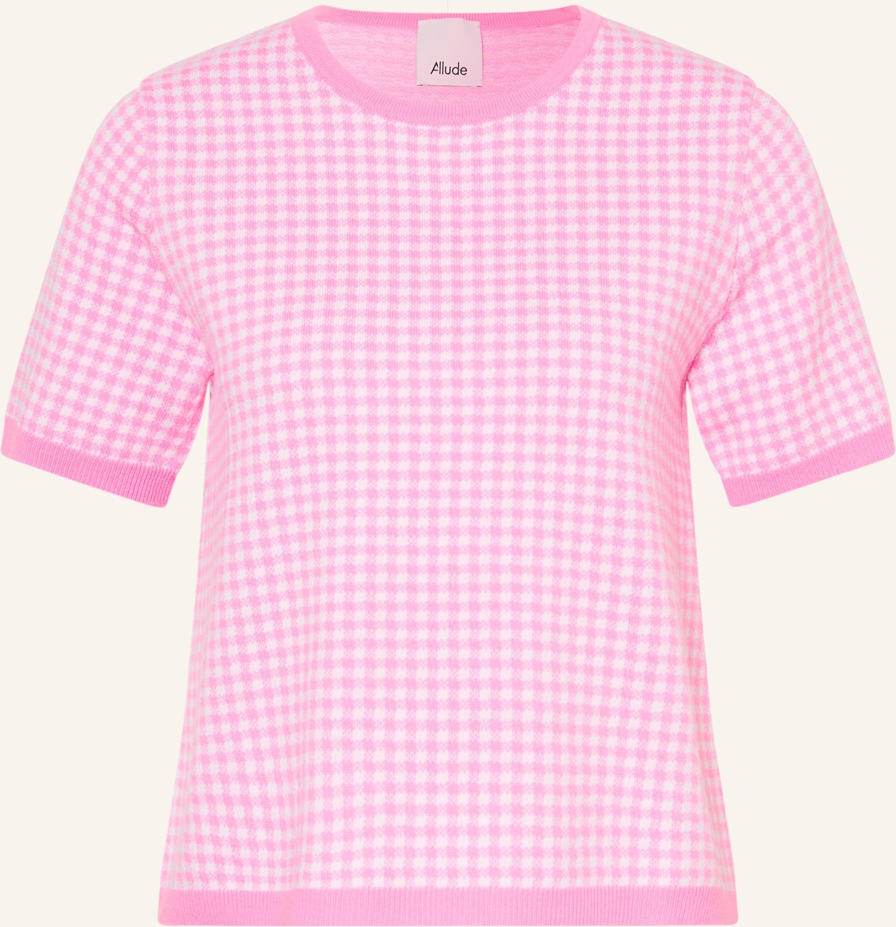 Allude Strickshirt Mit Cashmere rosa