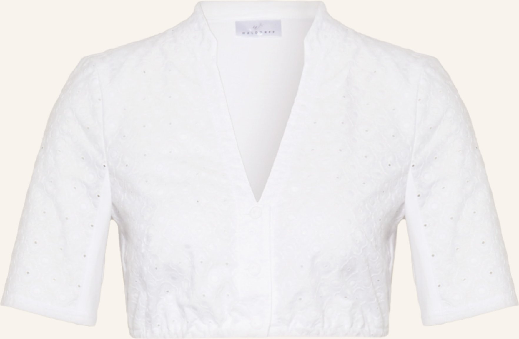 Thumbnail - Waldorff Dirndlbluse Im Materialmix weiss