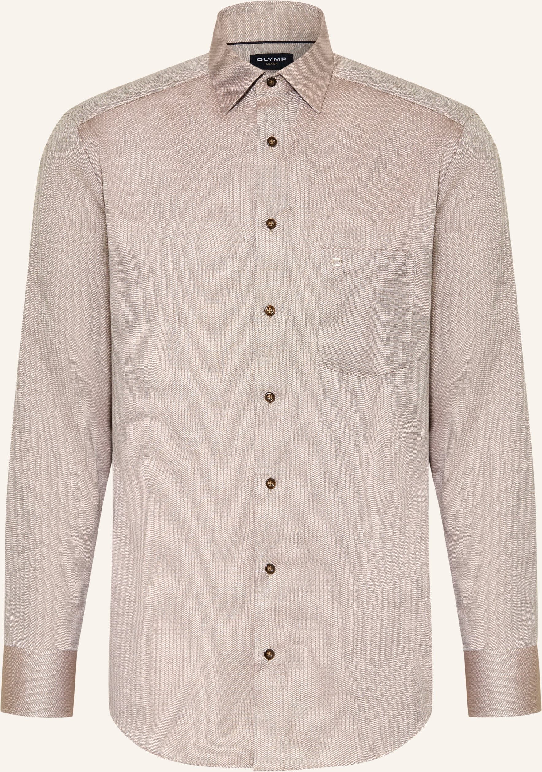 Olymp Hemd Luxor Modern Fit braun