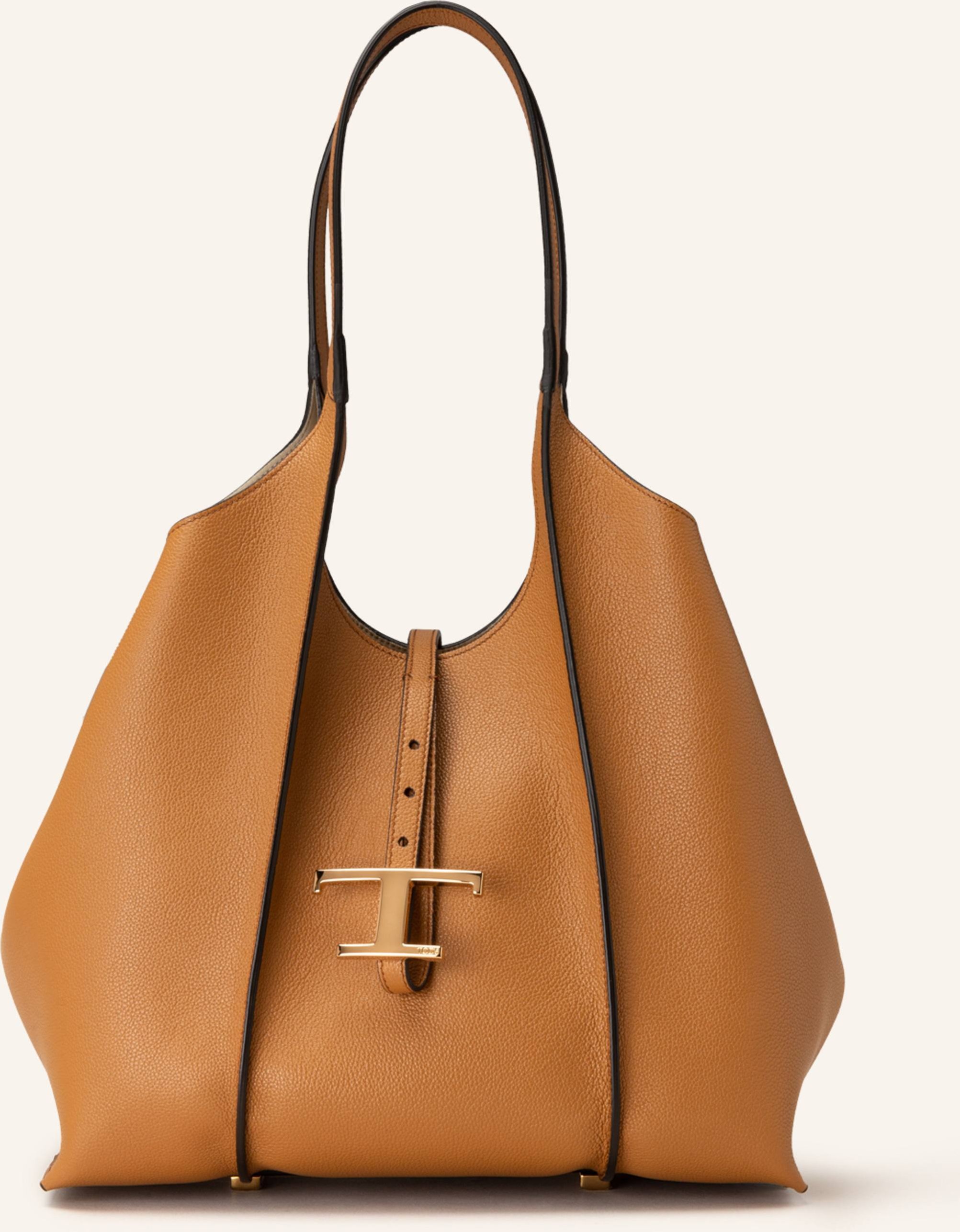 Thumbnail - Tod's Shopper T Timeless Small Mit Pouch braun