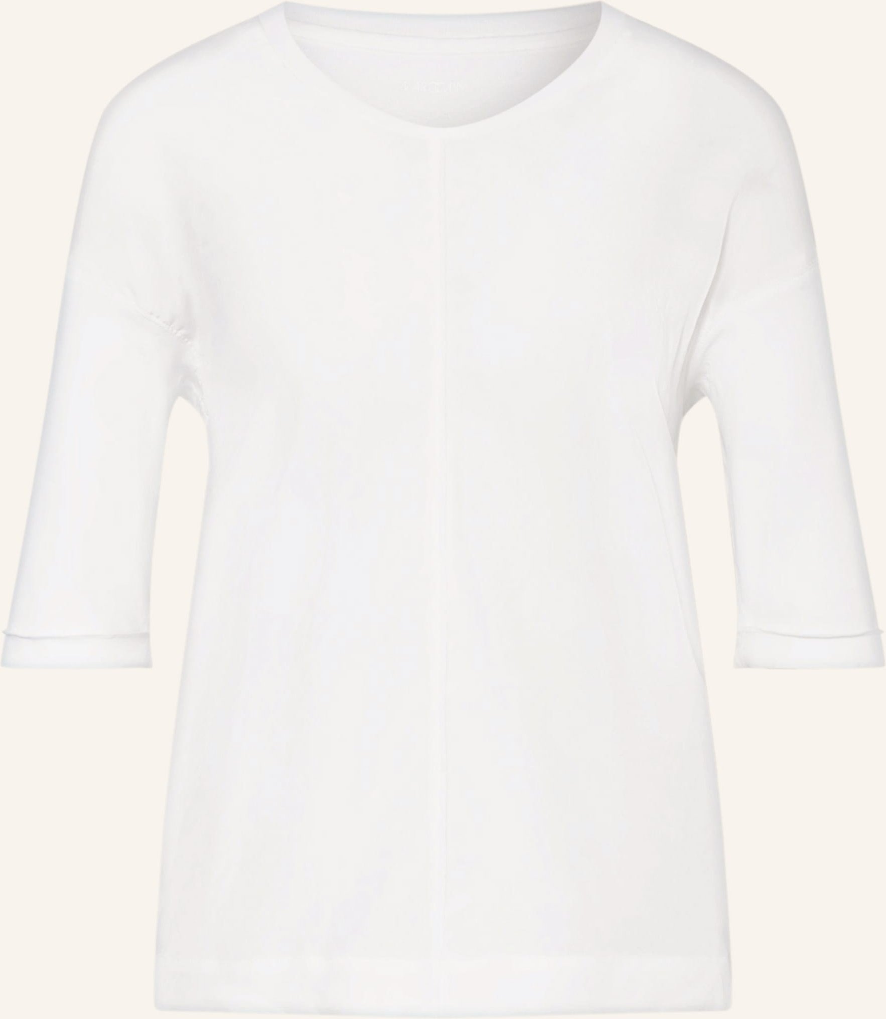 Thumbnail - Marc Cain Blusenshirt Mit 3/4-Arm Im Materialmix weiss