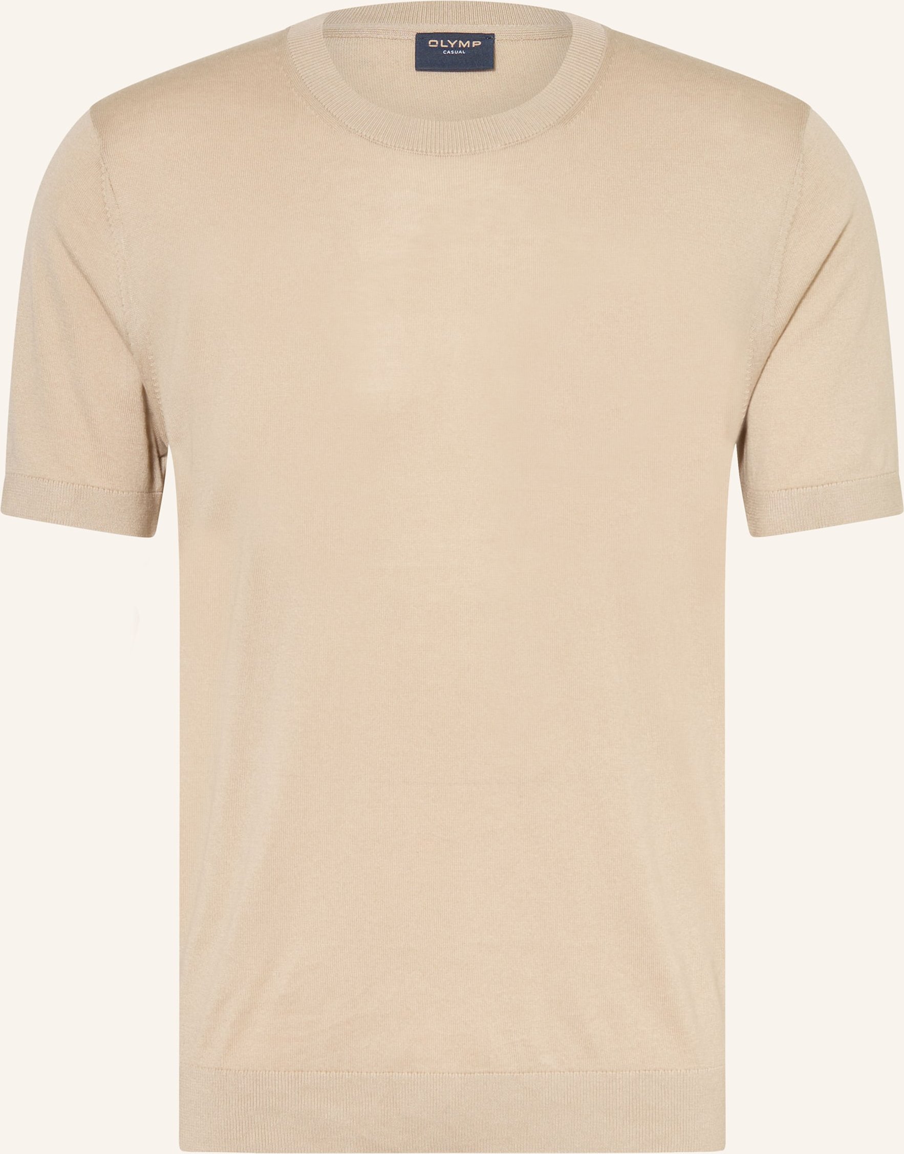 Thumbnail - Olymp Strickshirt beige