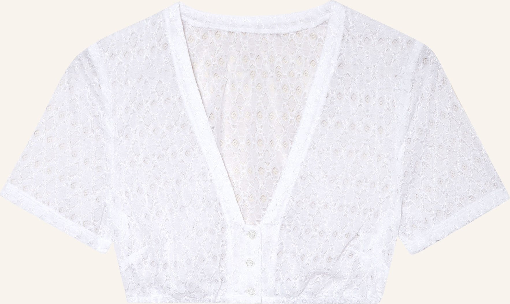 Thumbnail - Waldorff Dirndlbluse Aus Spitze weiss