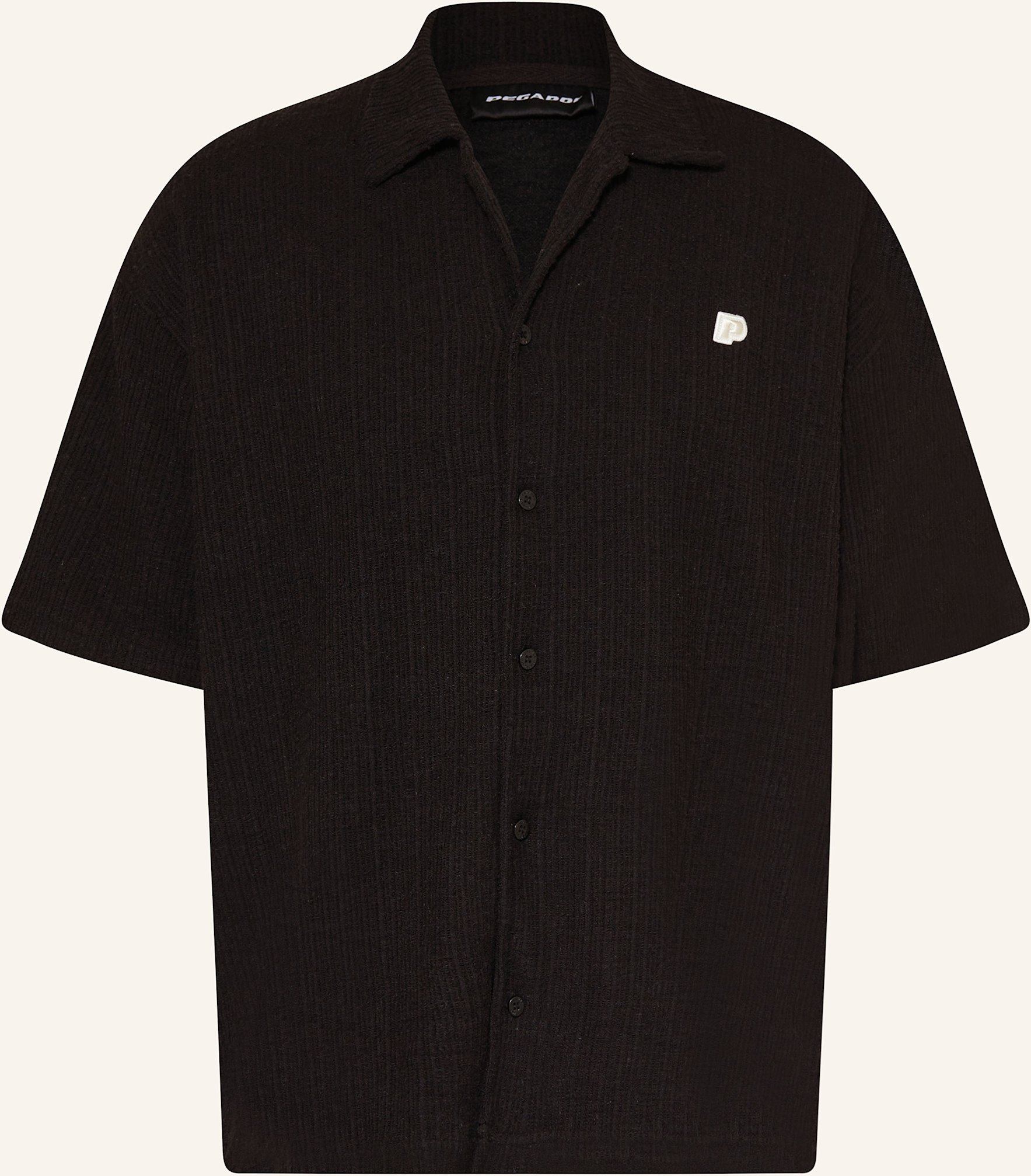 Pegador Resorthemd Libco Comfort Fit schwarz