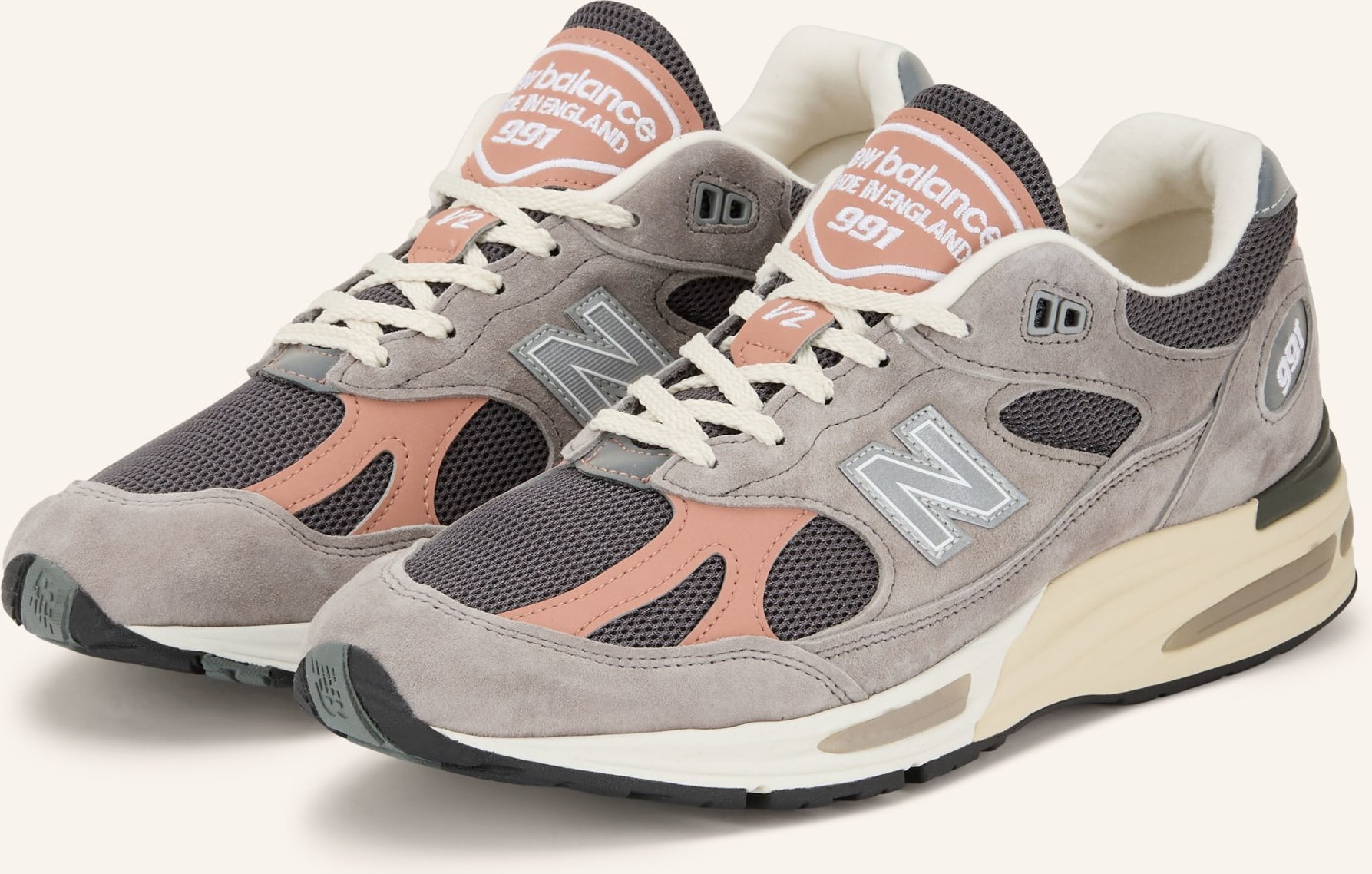 New Balance Sneaker Made In Uk 991 v2 grau