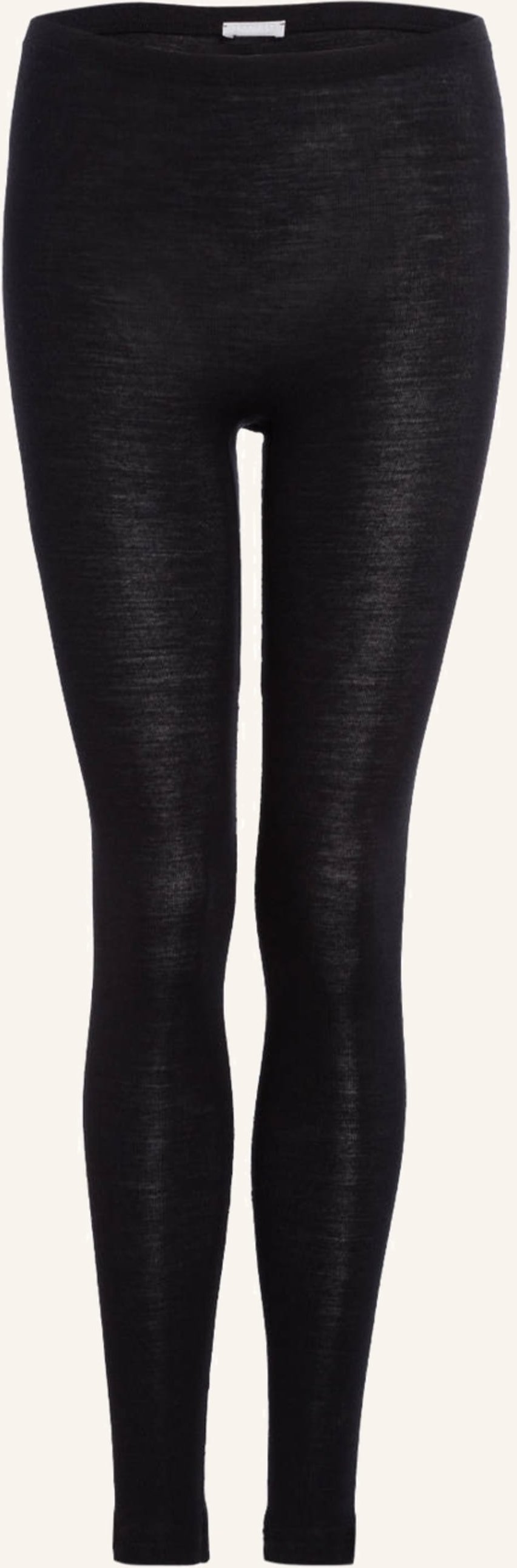 Hanro Lounge-Leggings Woolen Silk Aus Merinowolle Mit Seide schwarz