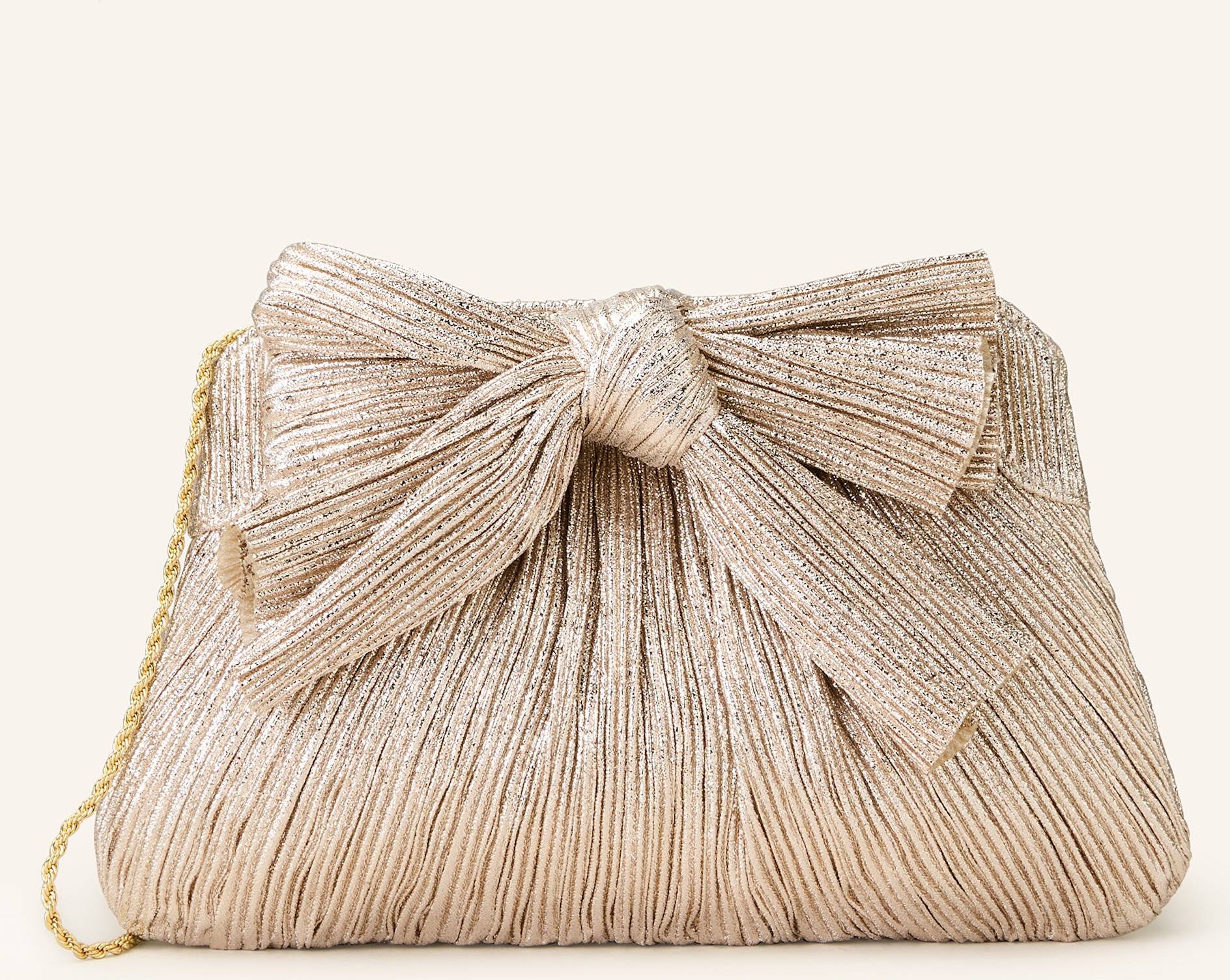 Loeffler Randall Clutch Rayne gold