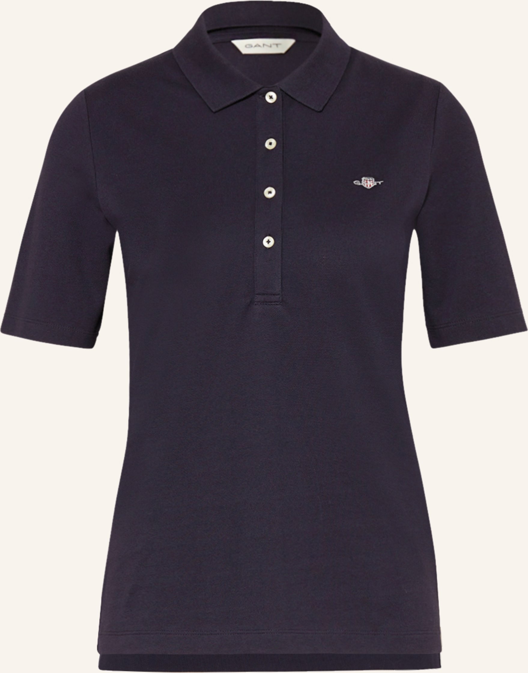 Thumbnail - Gant Piqué-Poloshirt blau