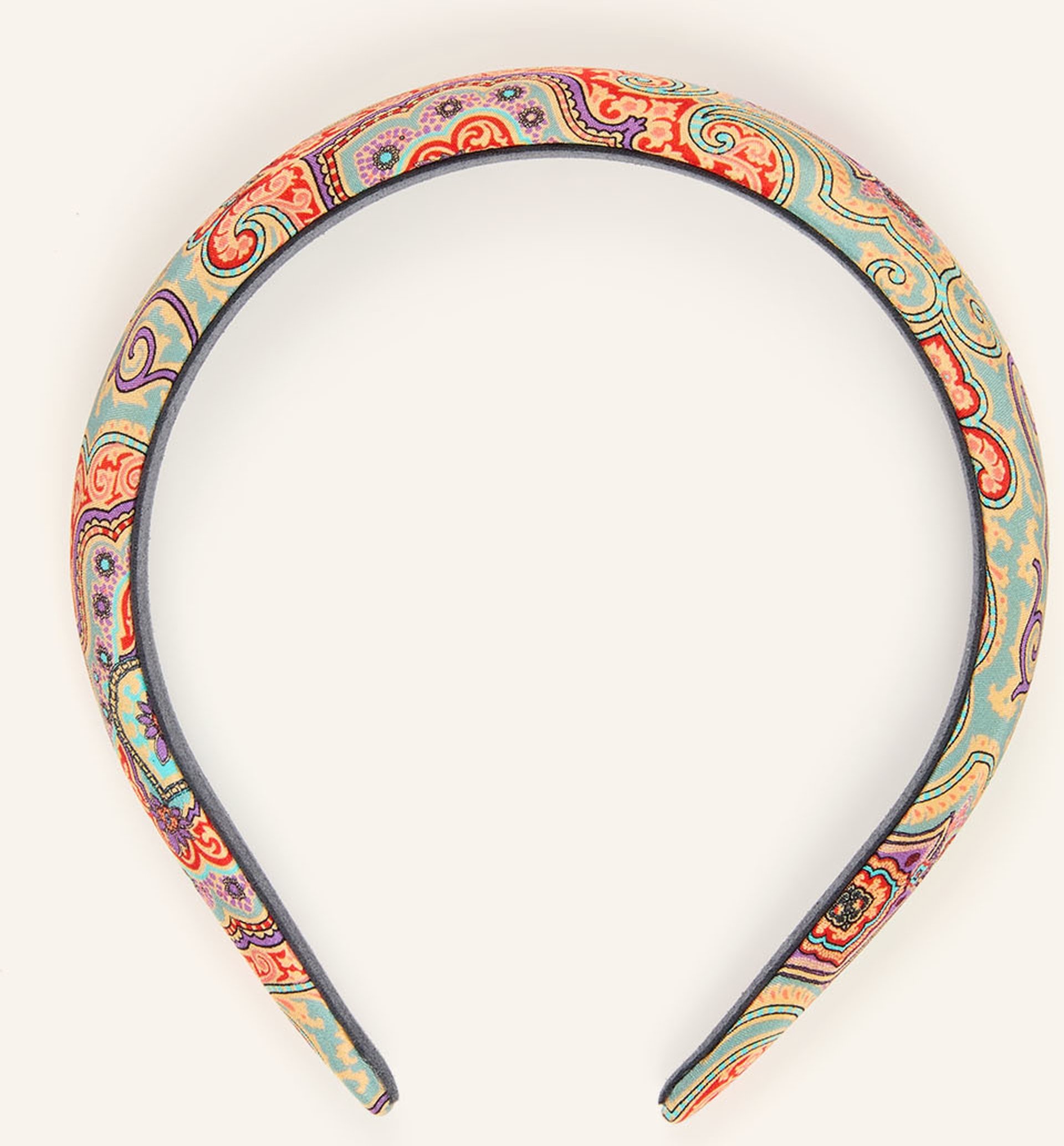 Etro Haarreif Aus Seide grau