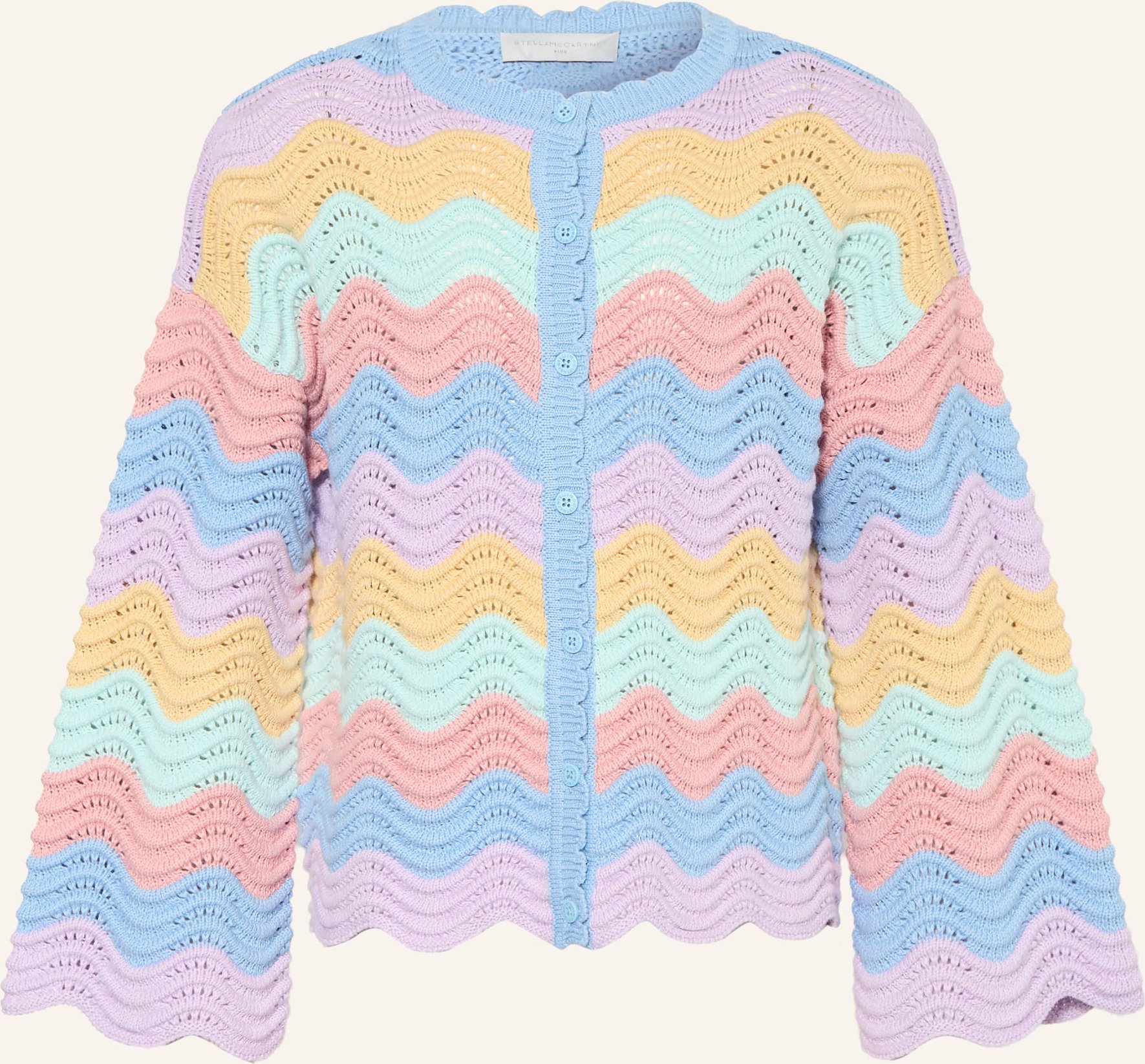 Stella Mccartney Kids Strickjacke gelb