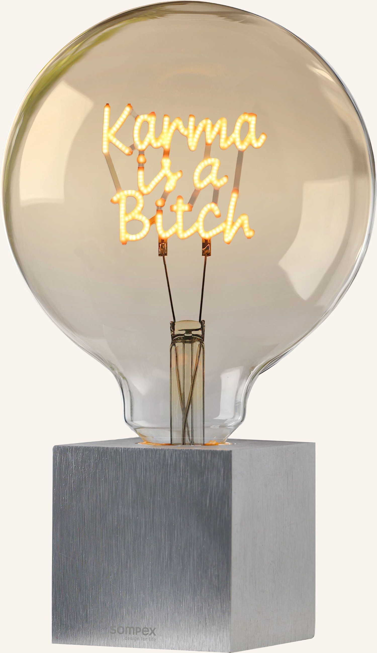 Sompex Leuchte Led Filament Leuchtmittel-Inkl. Sockel silber