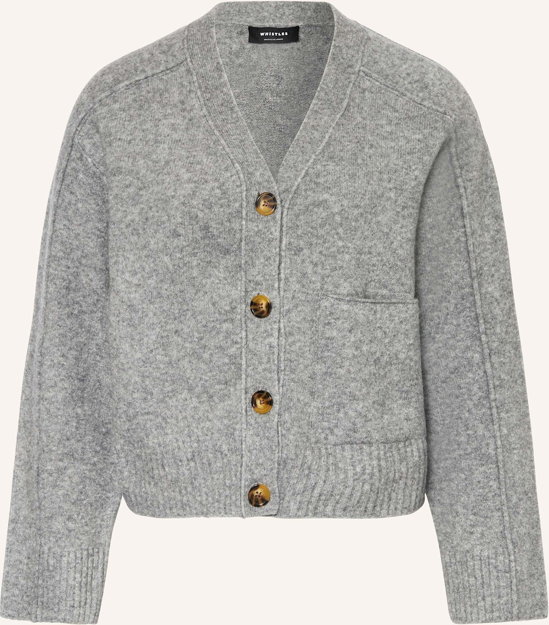 Thumbnail - Whistles Strickjacke grau