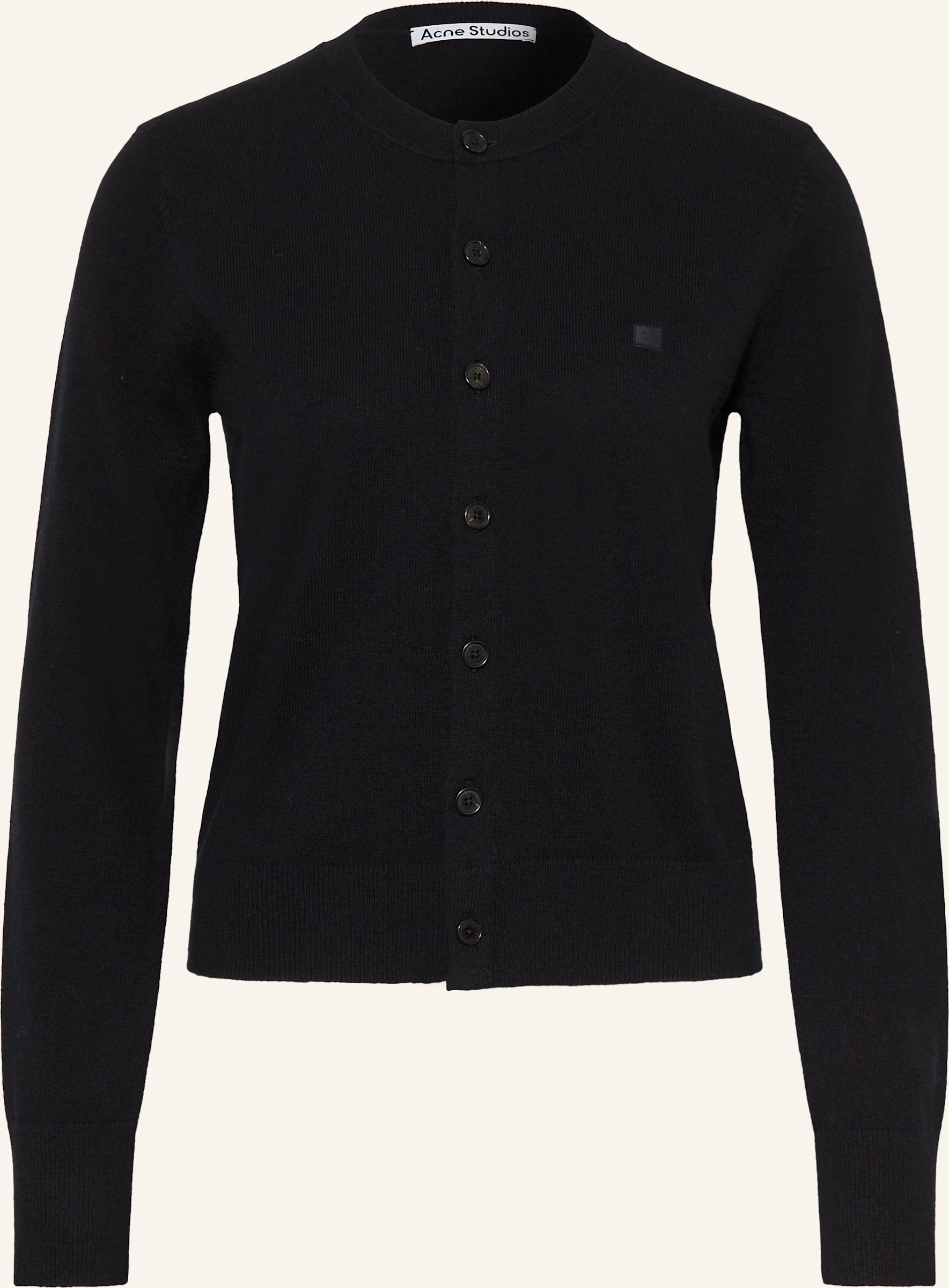 Acne Studios Strickjacke schwarz