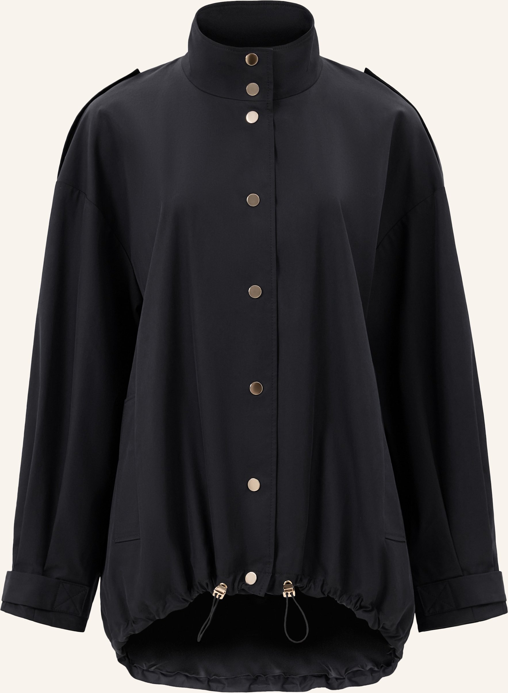 Pinxit Oversized Jacke schwarz