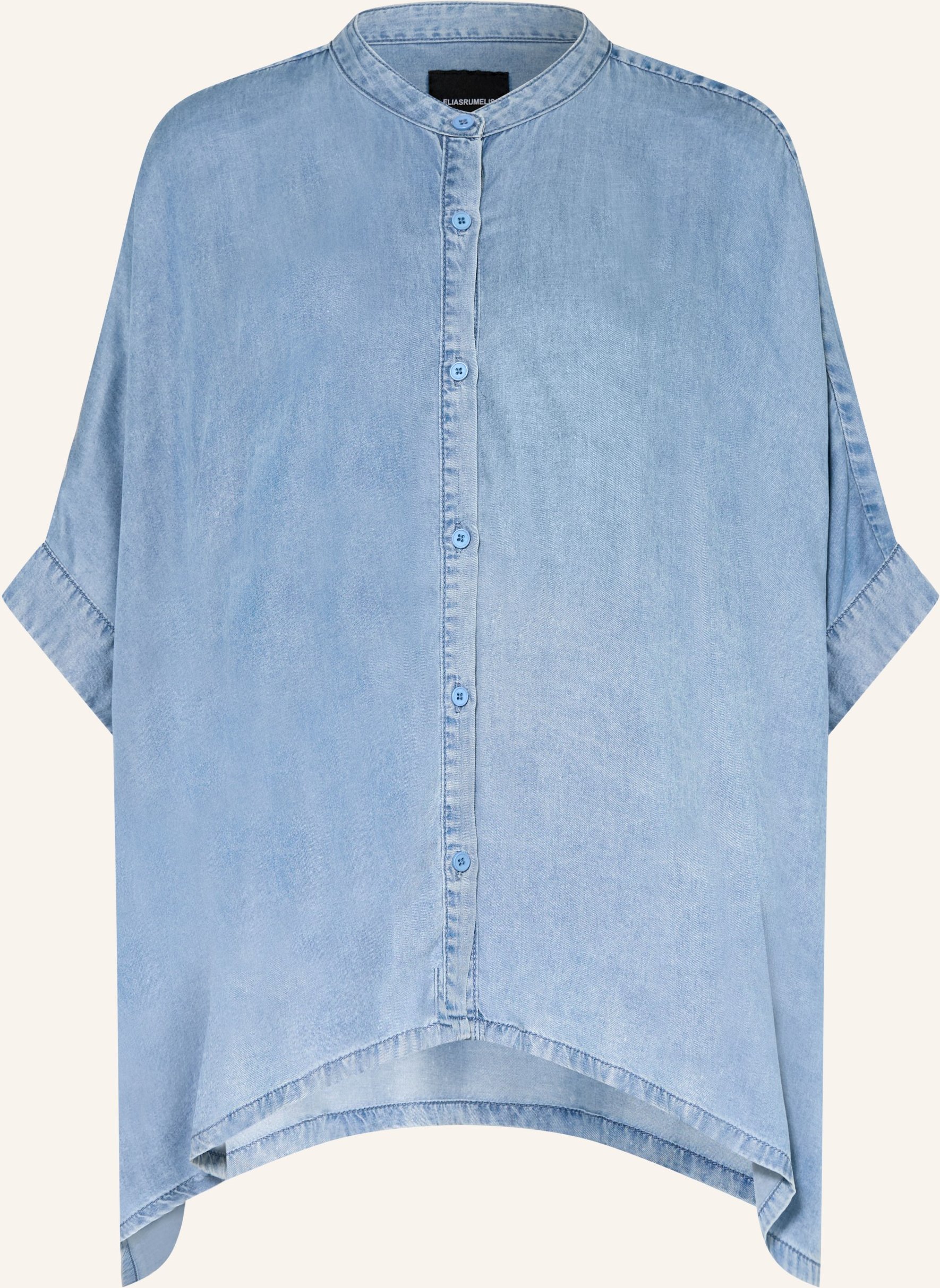 Elias Rumelis Bluse Sadie In Jeansoptik blau