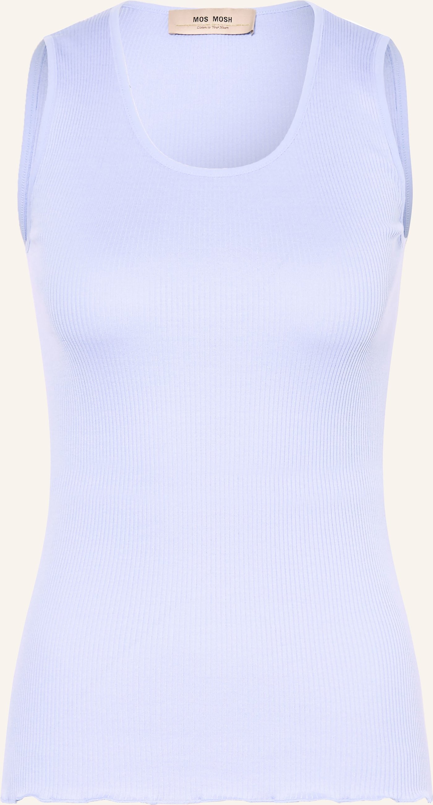Mos Mosh Top Mmelaine Mit Seide blau