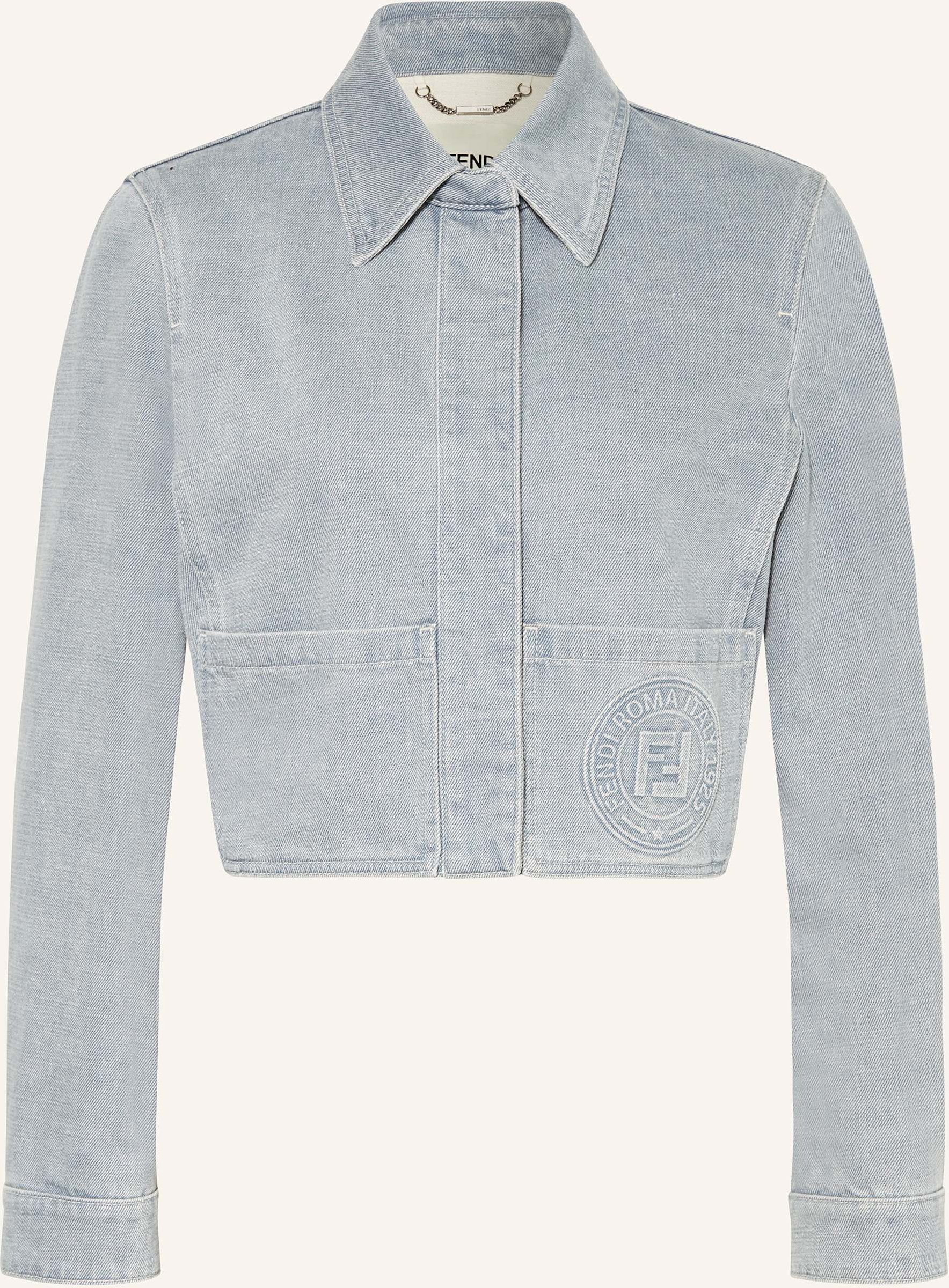 Fendi Jeansjacke blau