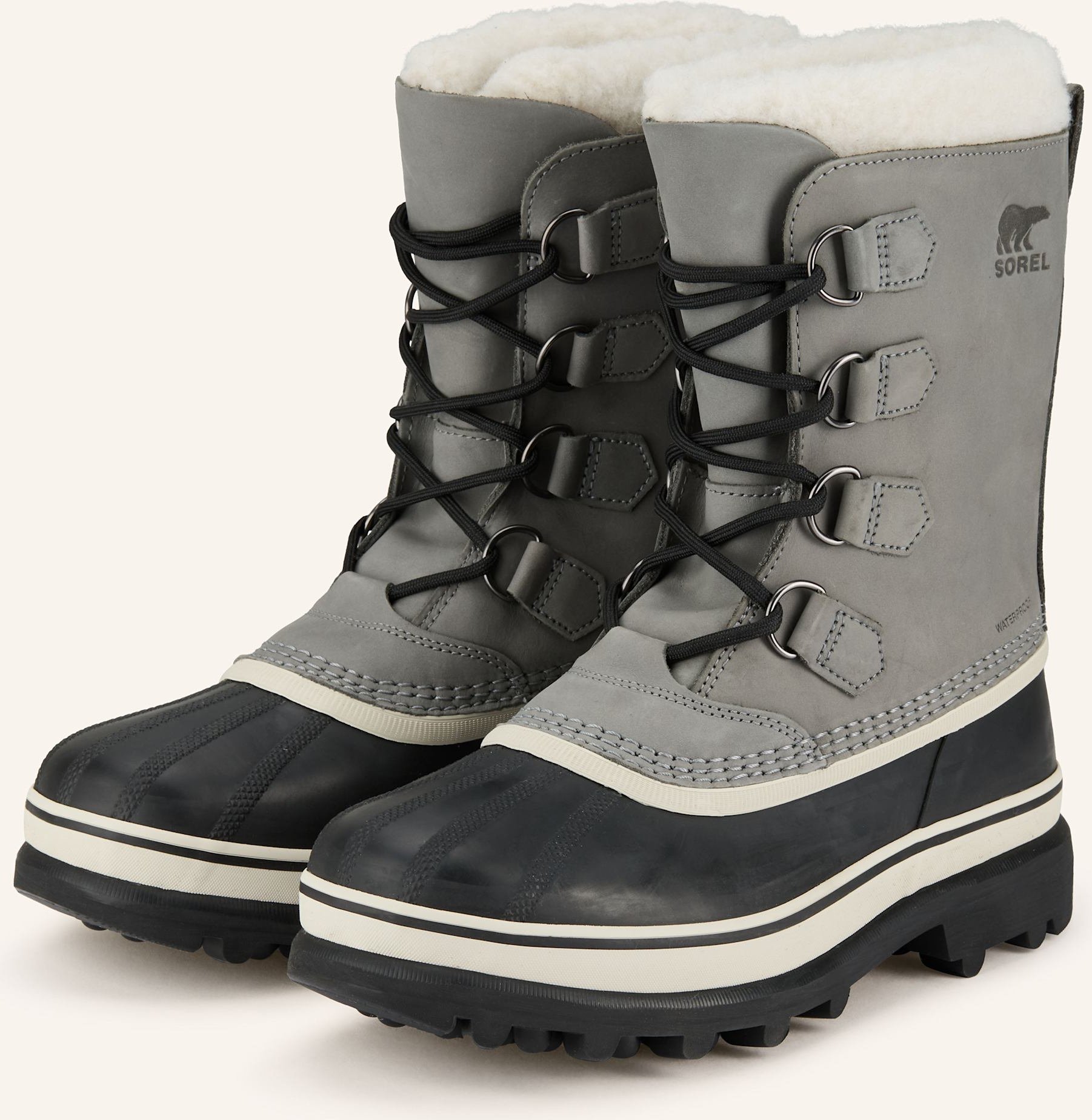 Sorel Schnürboots Caribou™ grau