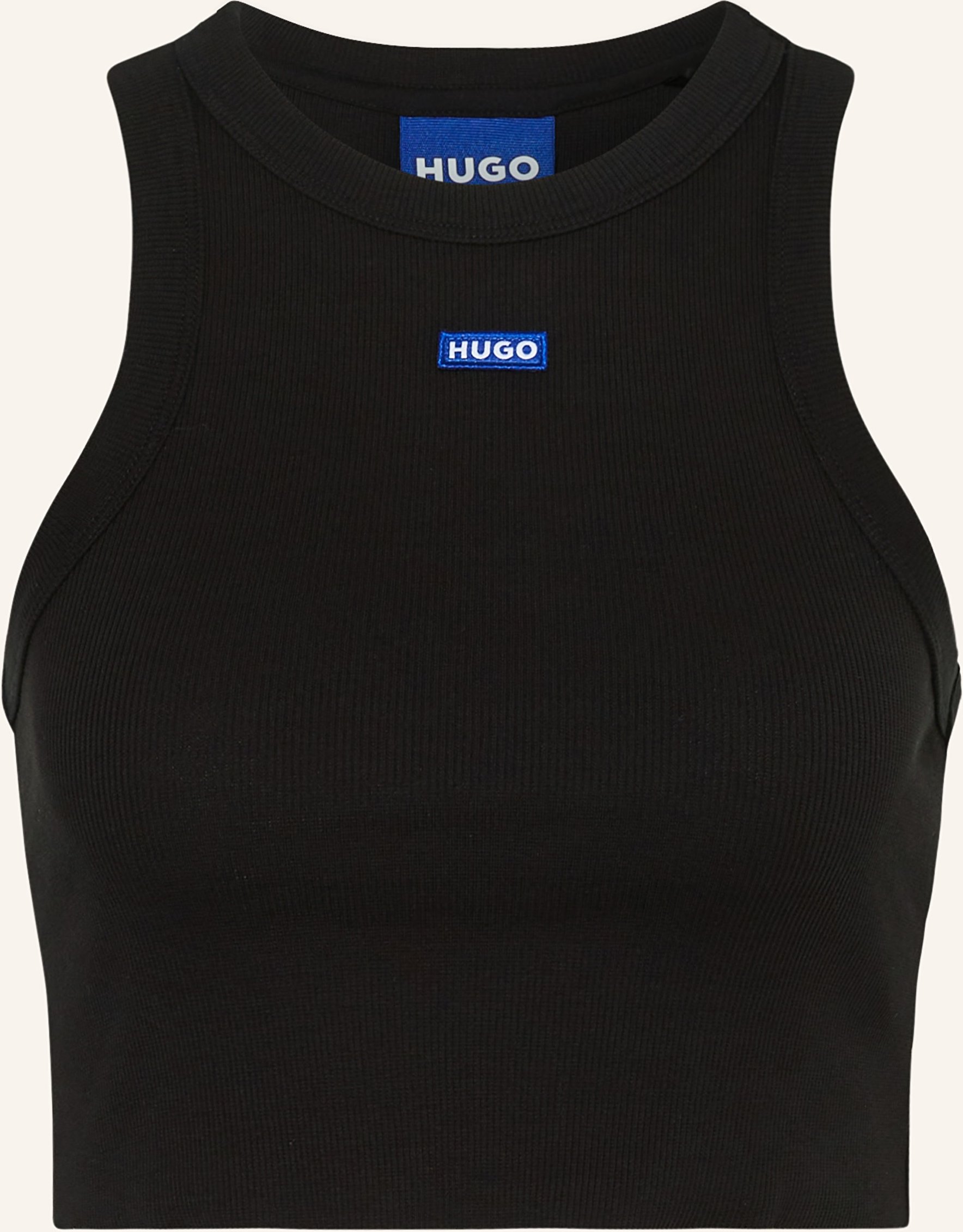 Thumbnail - Hugo Cropped-Top Baby Tank schwarz