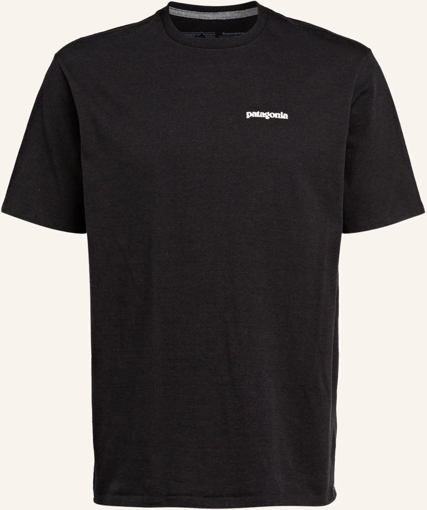 Patagonia T-Shirt P-6 schwarz