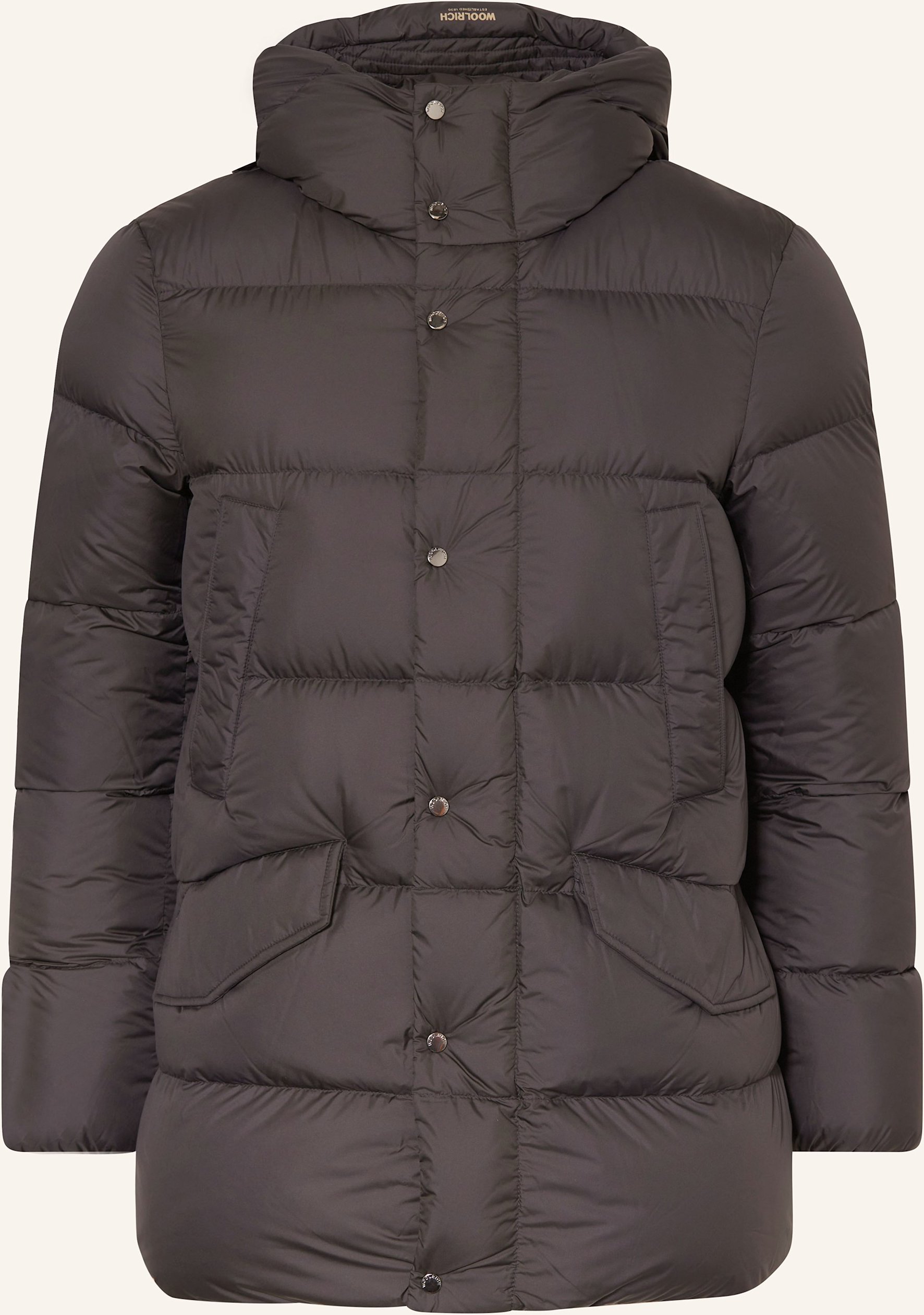 Thumbnail - Woolrich Daunenmantel Cloud Davis schwarz