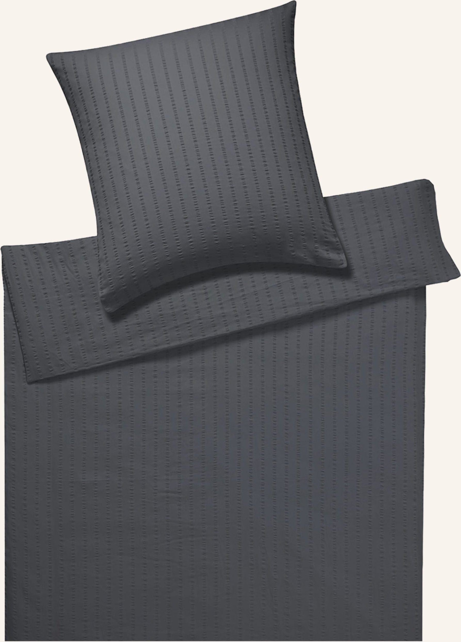 Elegante Bettwäsche grau