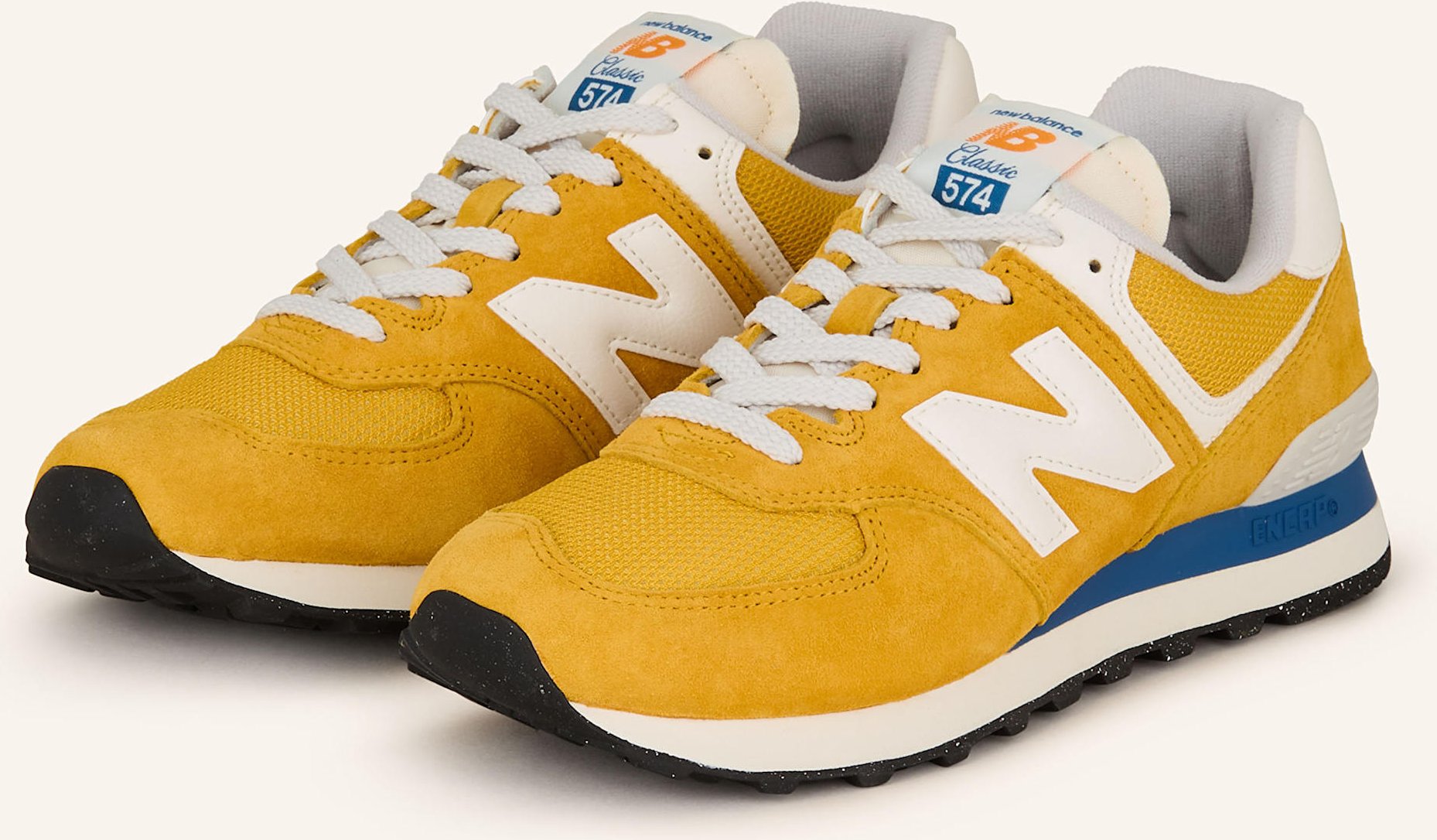 New Balance Sneaker 574 gelb
