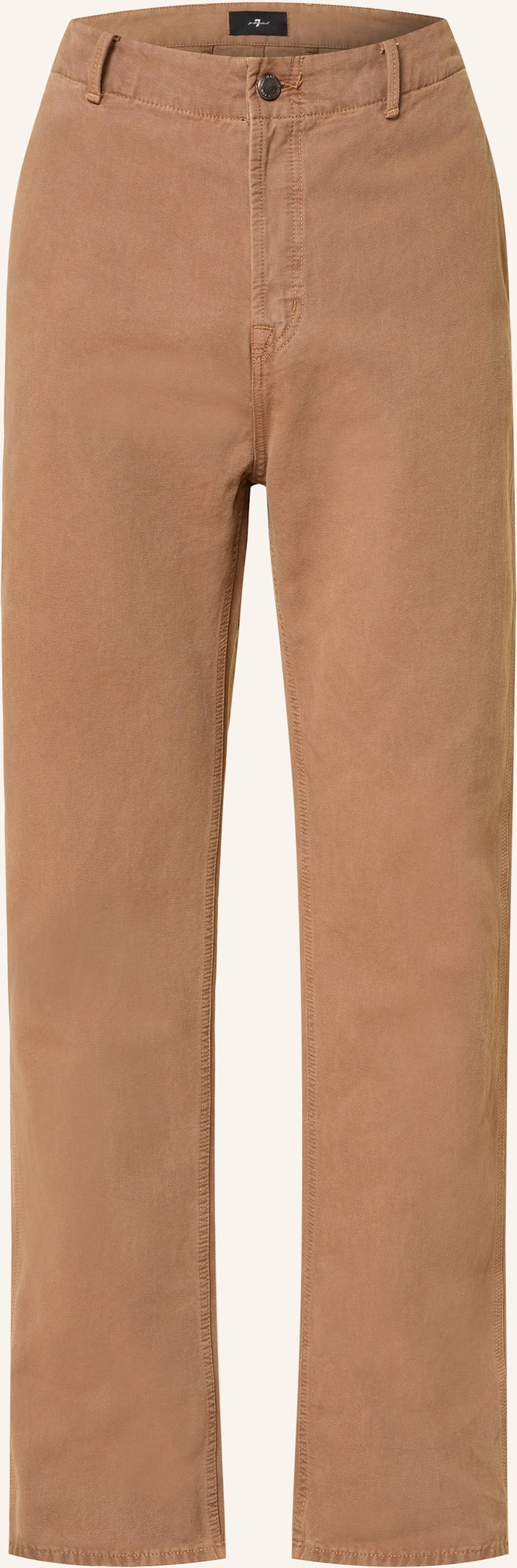 Thumbnail - 7 For All Mankind Cargohose Carpenter Regular Fit beige