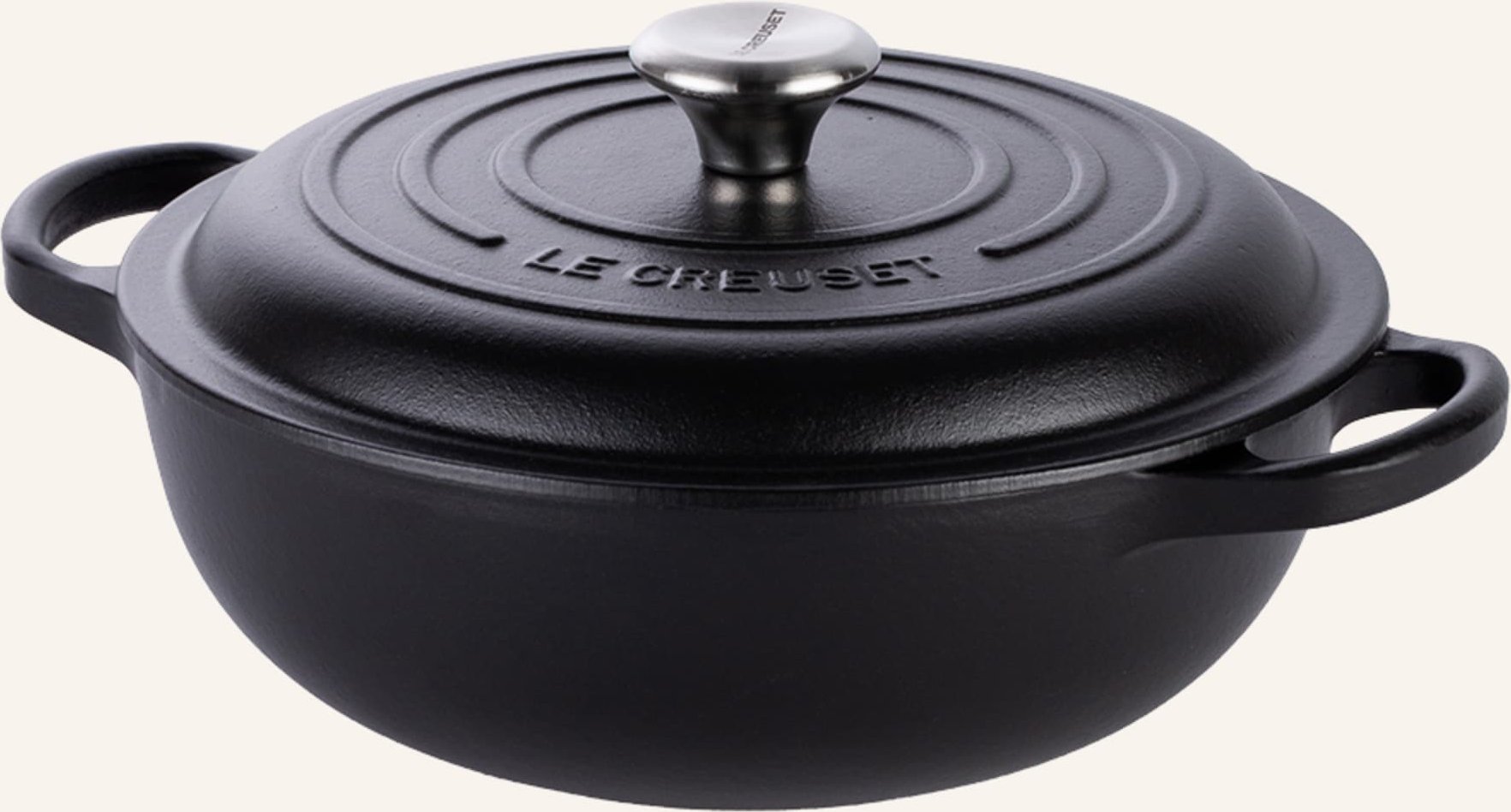 Le Creuset Bräter Signature schwarz
