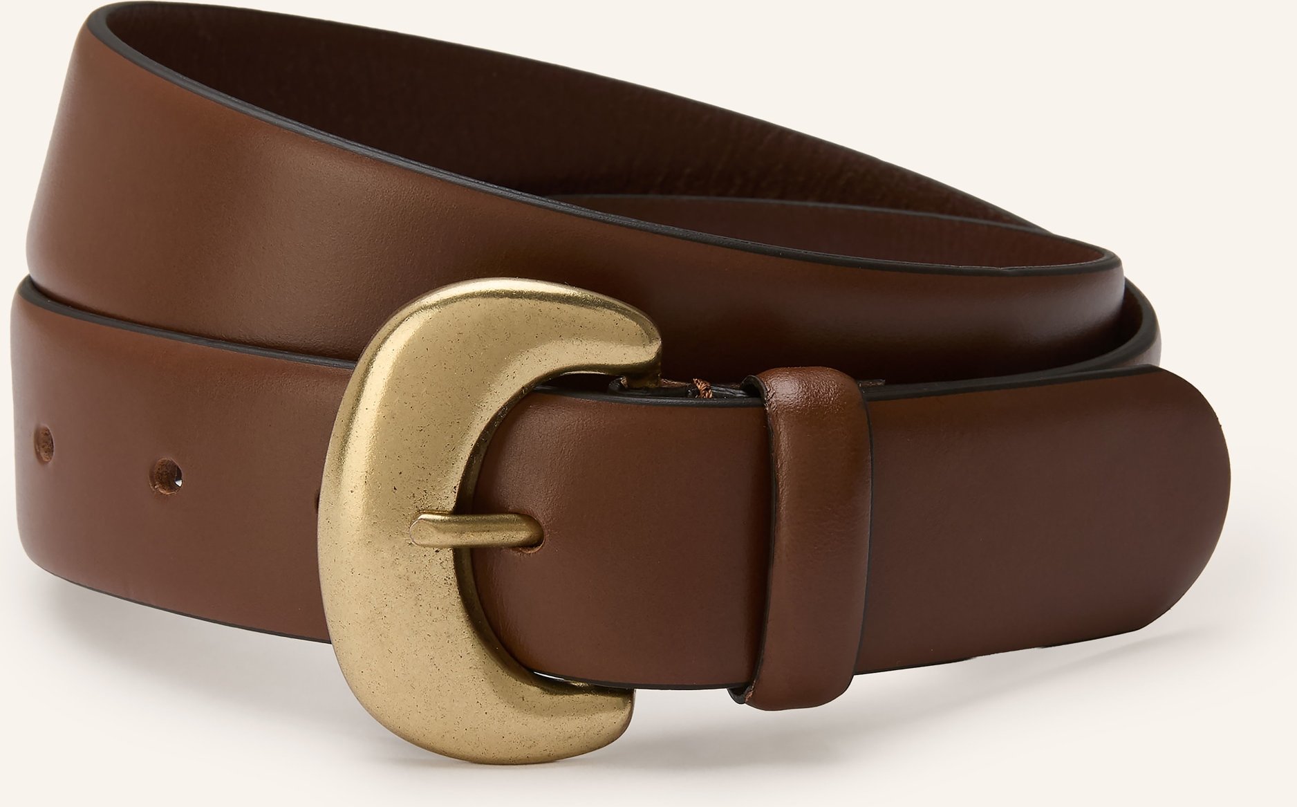 Ba&Sh Ledergürtel Brad braun
