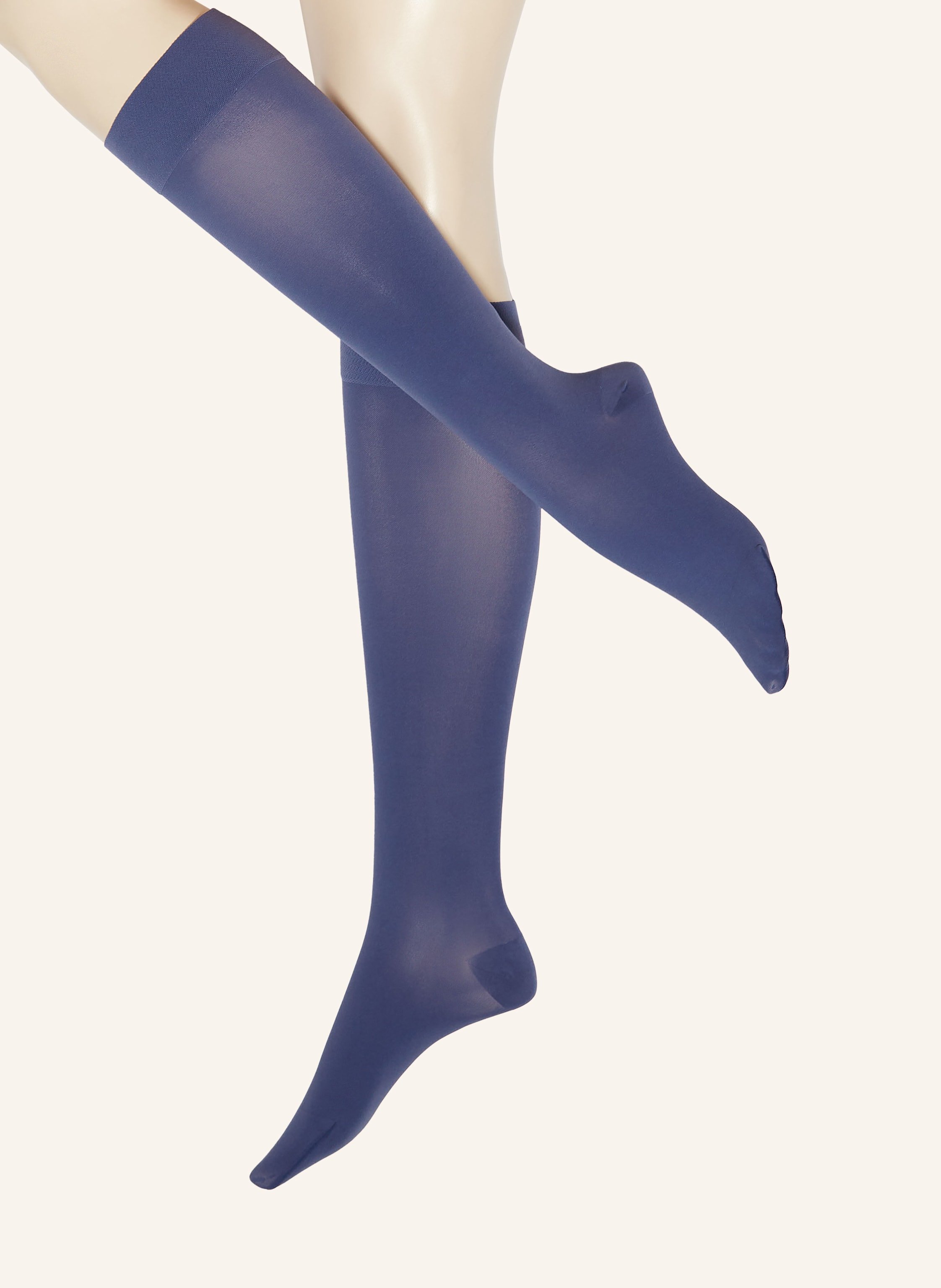 Item m6 Fein-Kniestrümpfe Soft Touch 50 blau