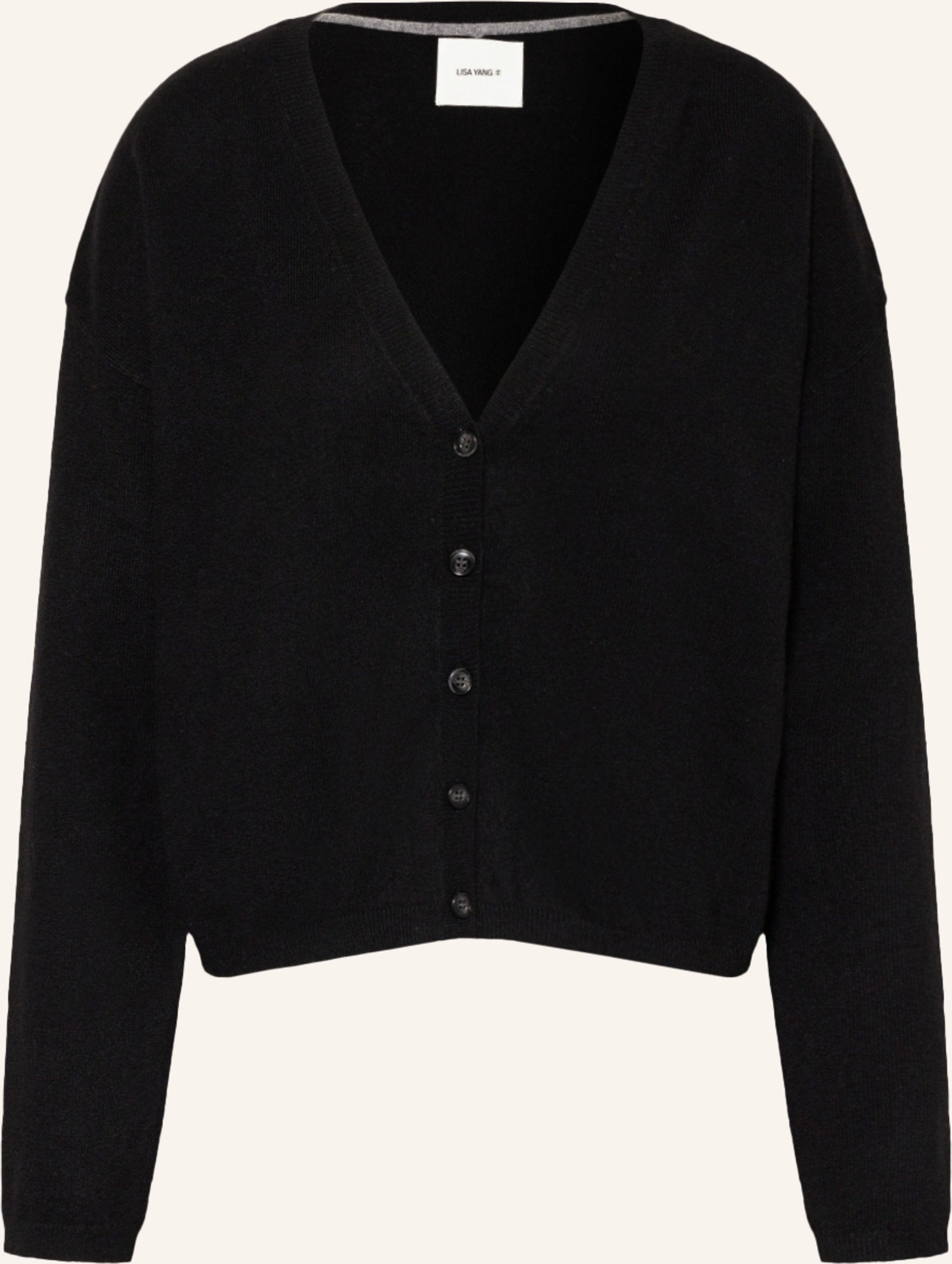 Lisa Yang Strickjacke Abby Aus Cashmere schwarz