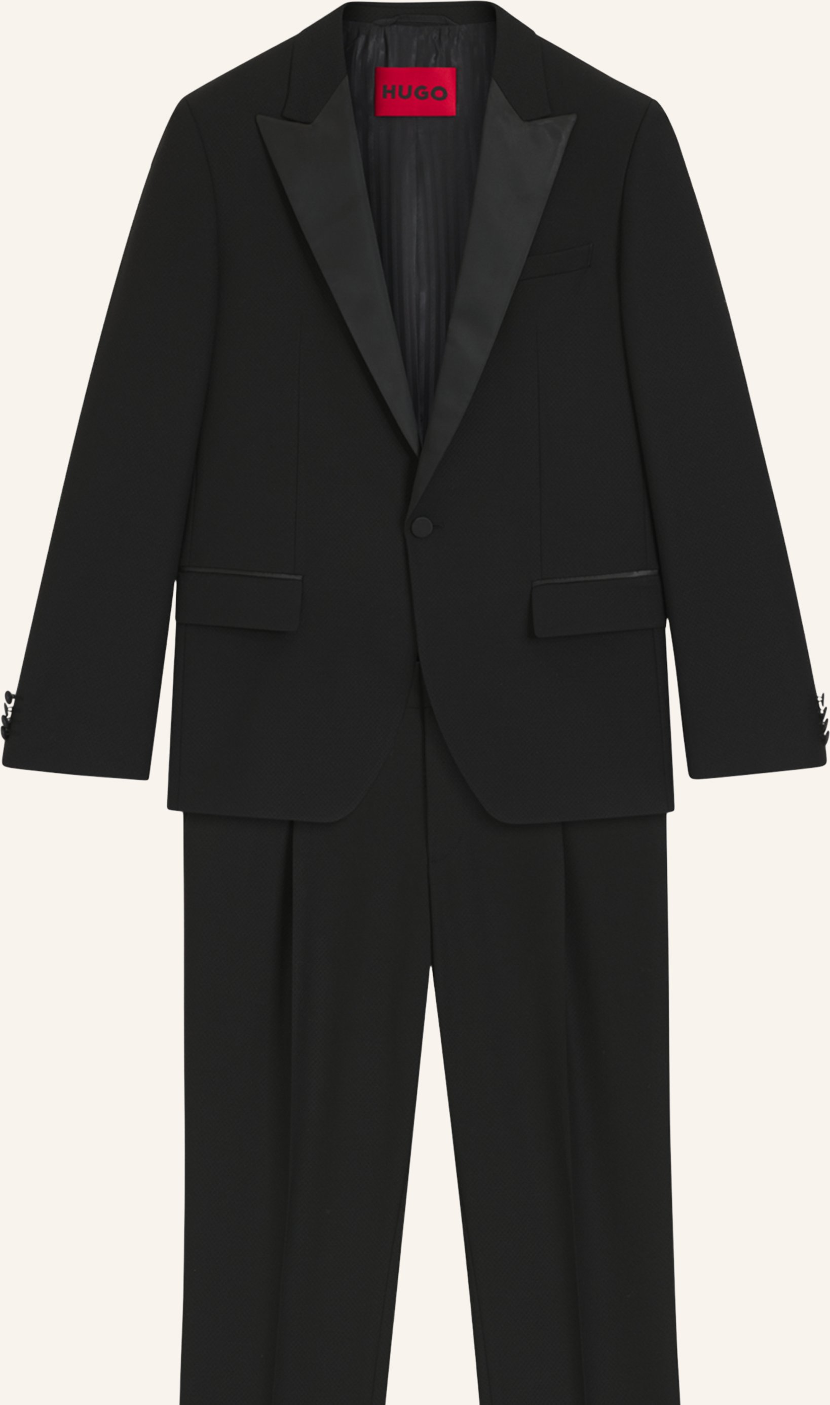 Thumbnail - Hugo Business Anzug Henry-Getlin254Ev1X Slim Fit schwarz
