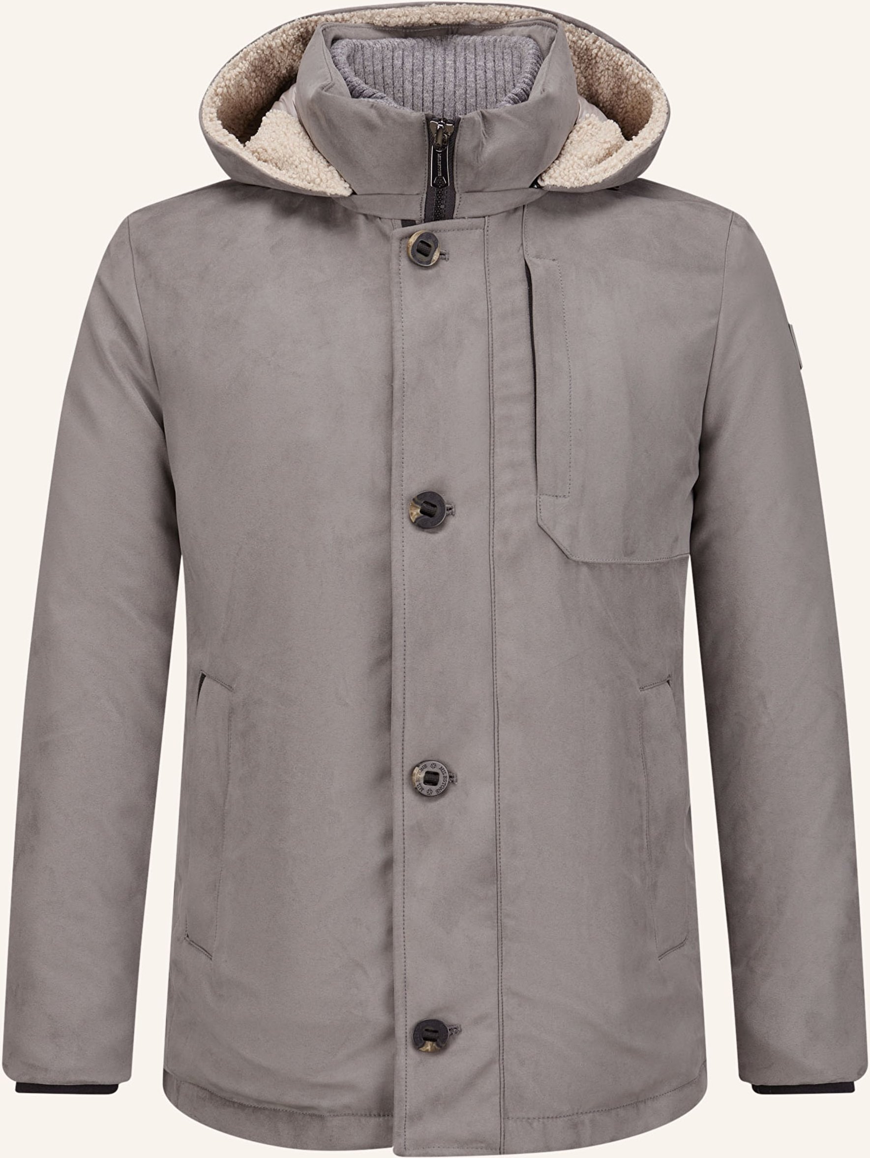 Milestone Jacke Msbennet grau