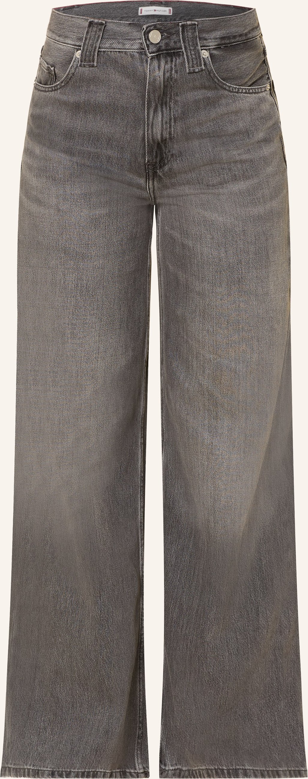 Tommy Hilfiger Wide Leg Jeans grau