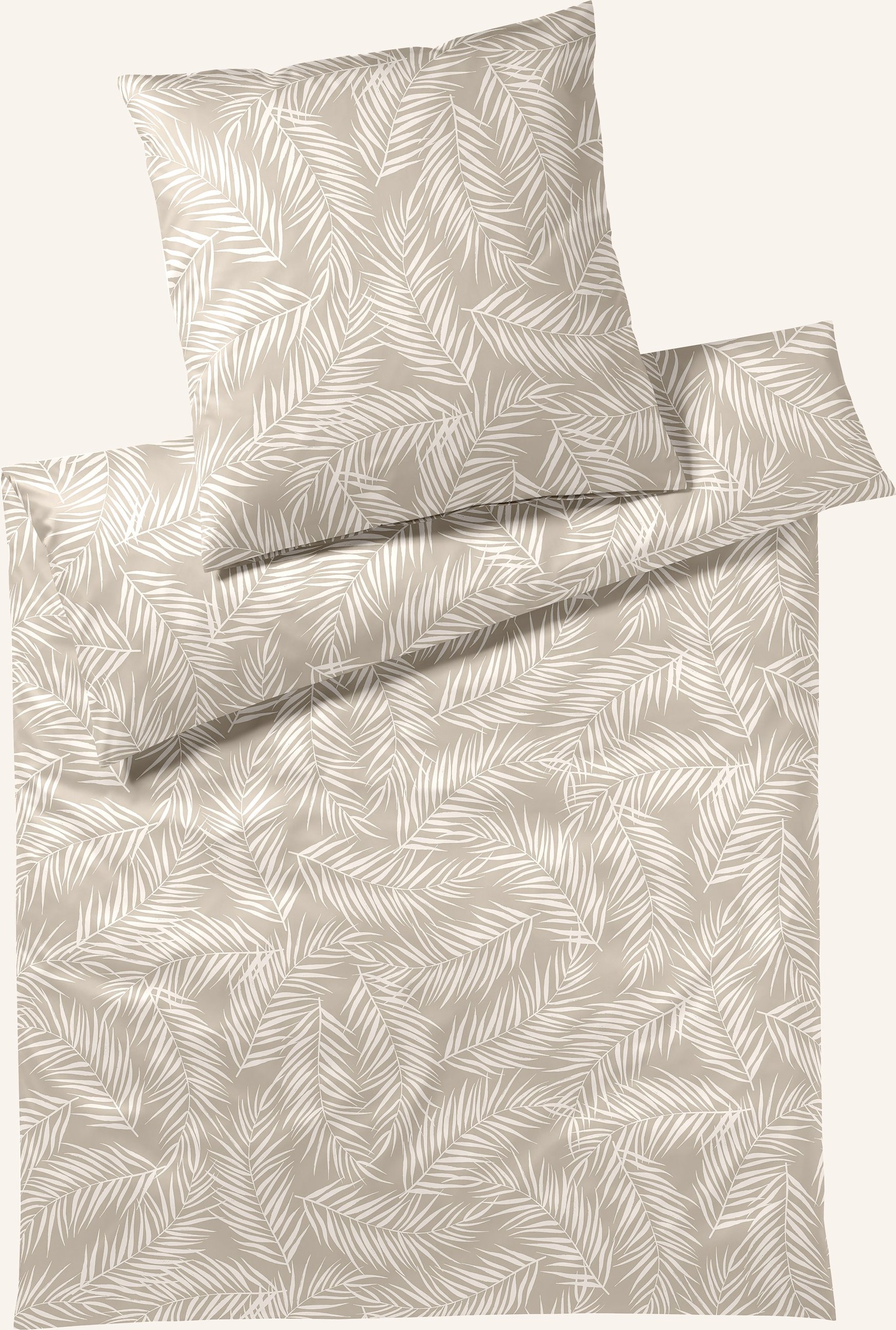 Elegante Bettwäsche Maison Leaves beige