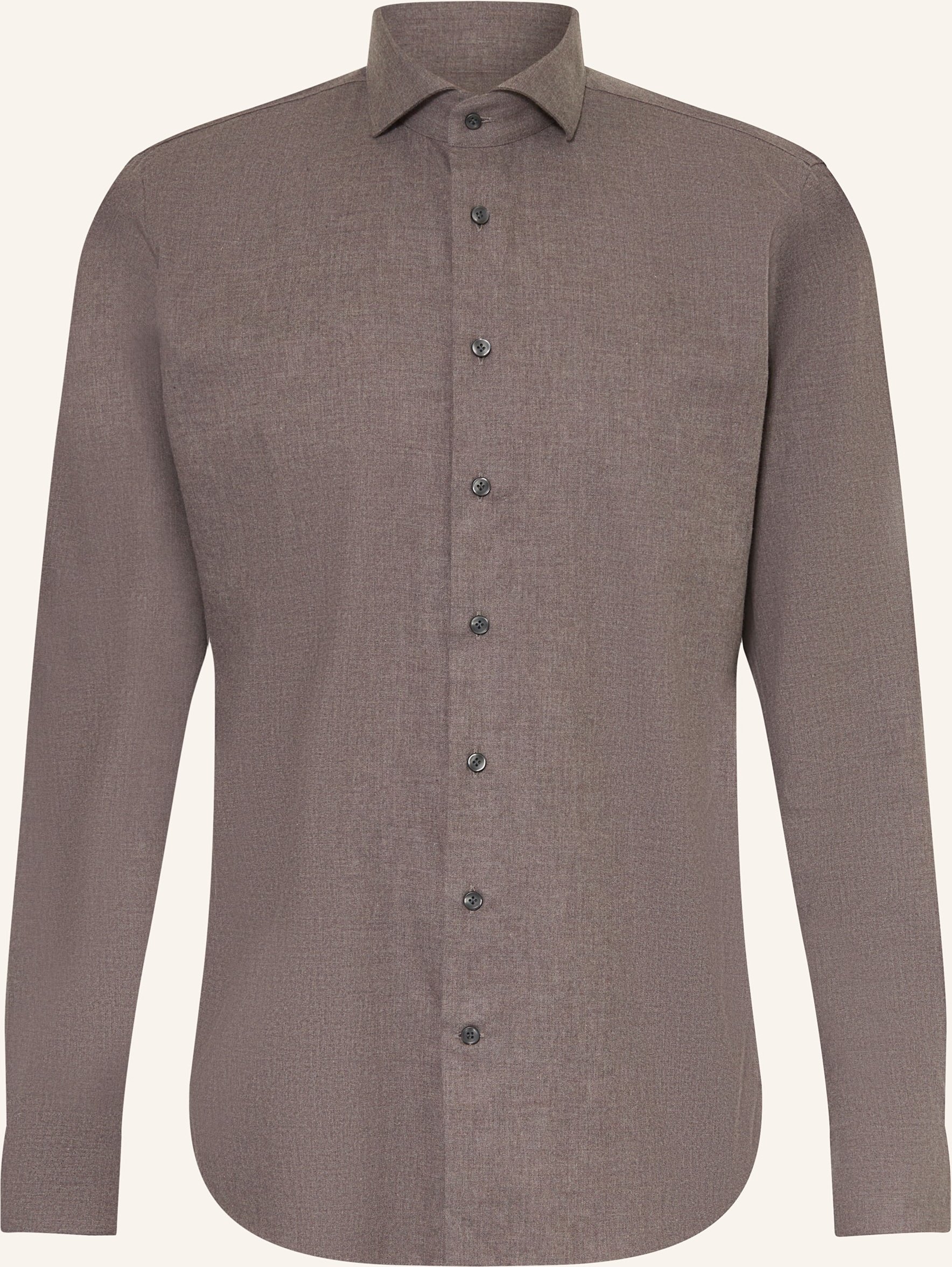 Profuomo Hemd Slim Fit braun