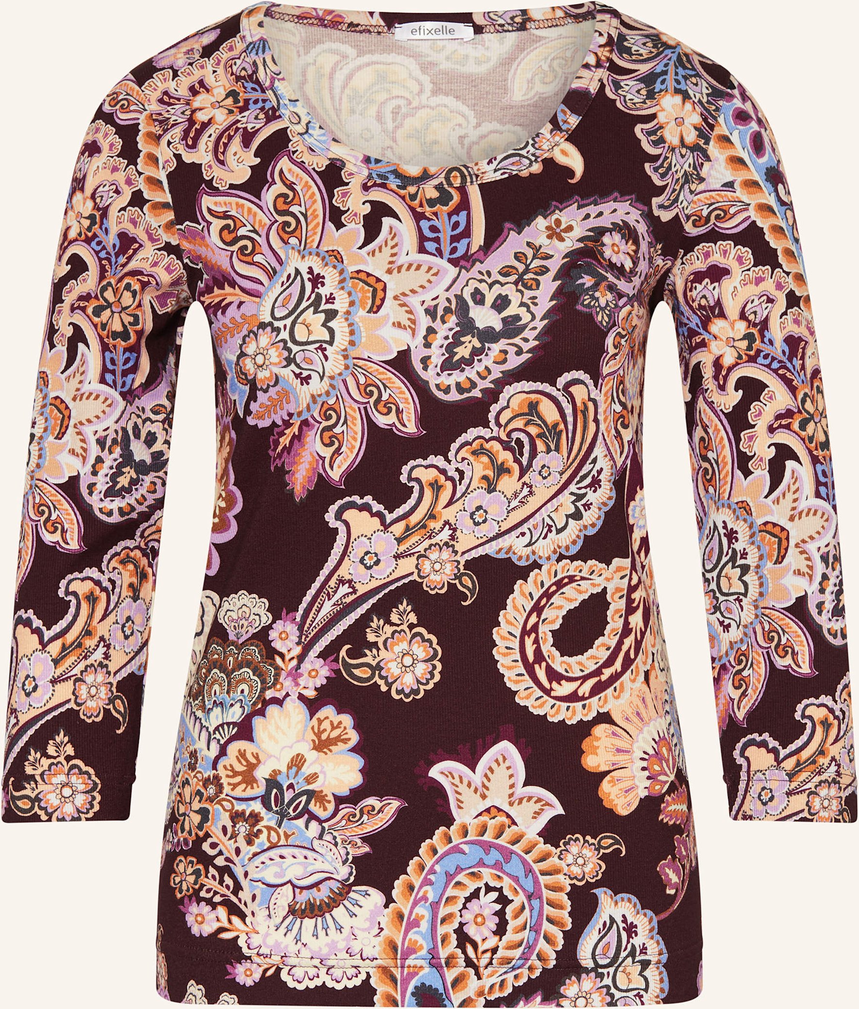 Efixelle Shirt Mit 3/4-Arm rot