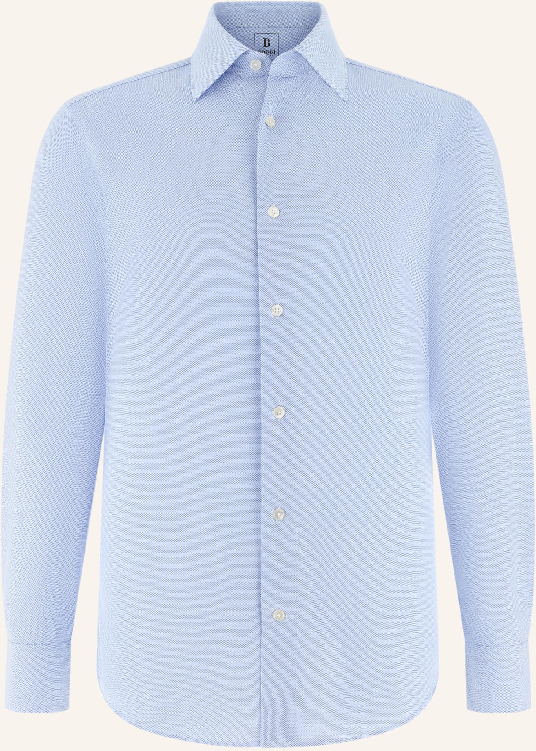 Boggi Milano Jerseyhemd blau