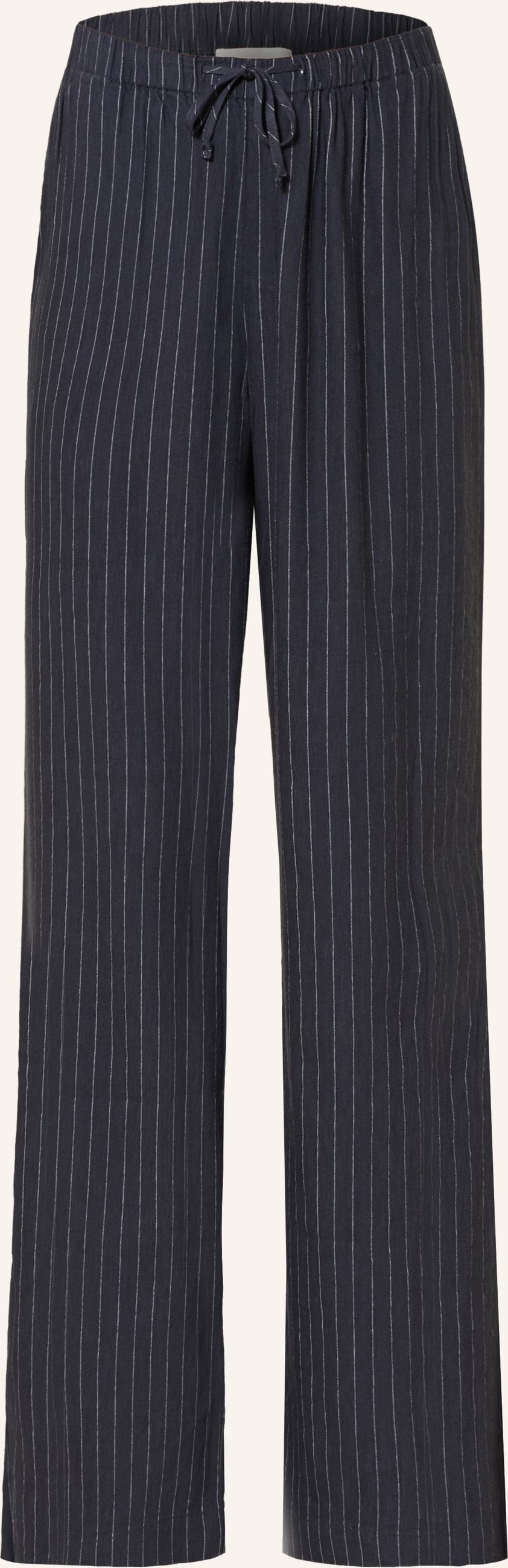 Juvia Marlenehose Mit Leinen blau