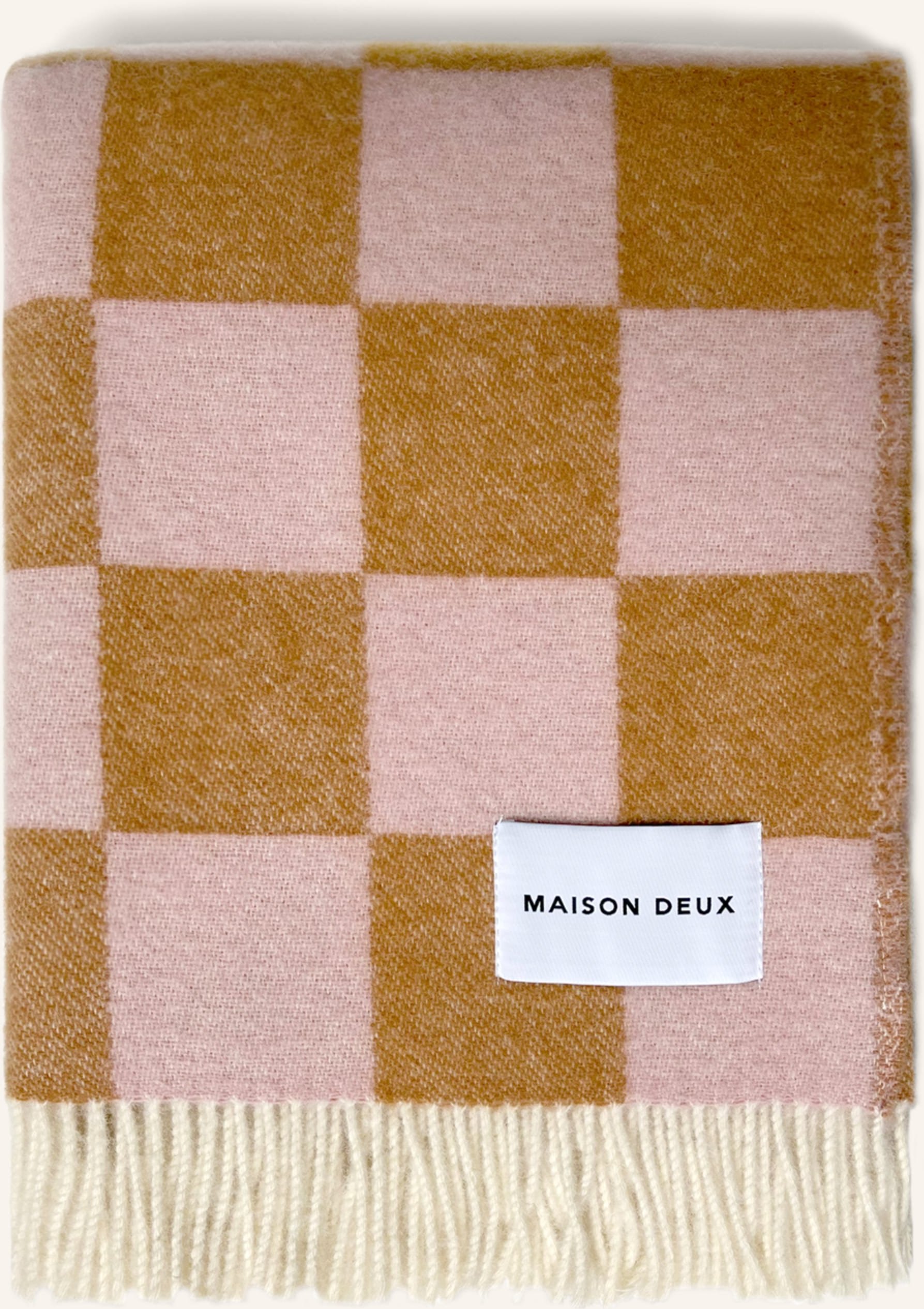 Maison Deux Plaid beige