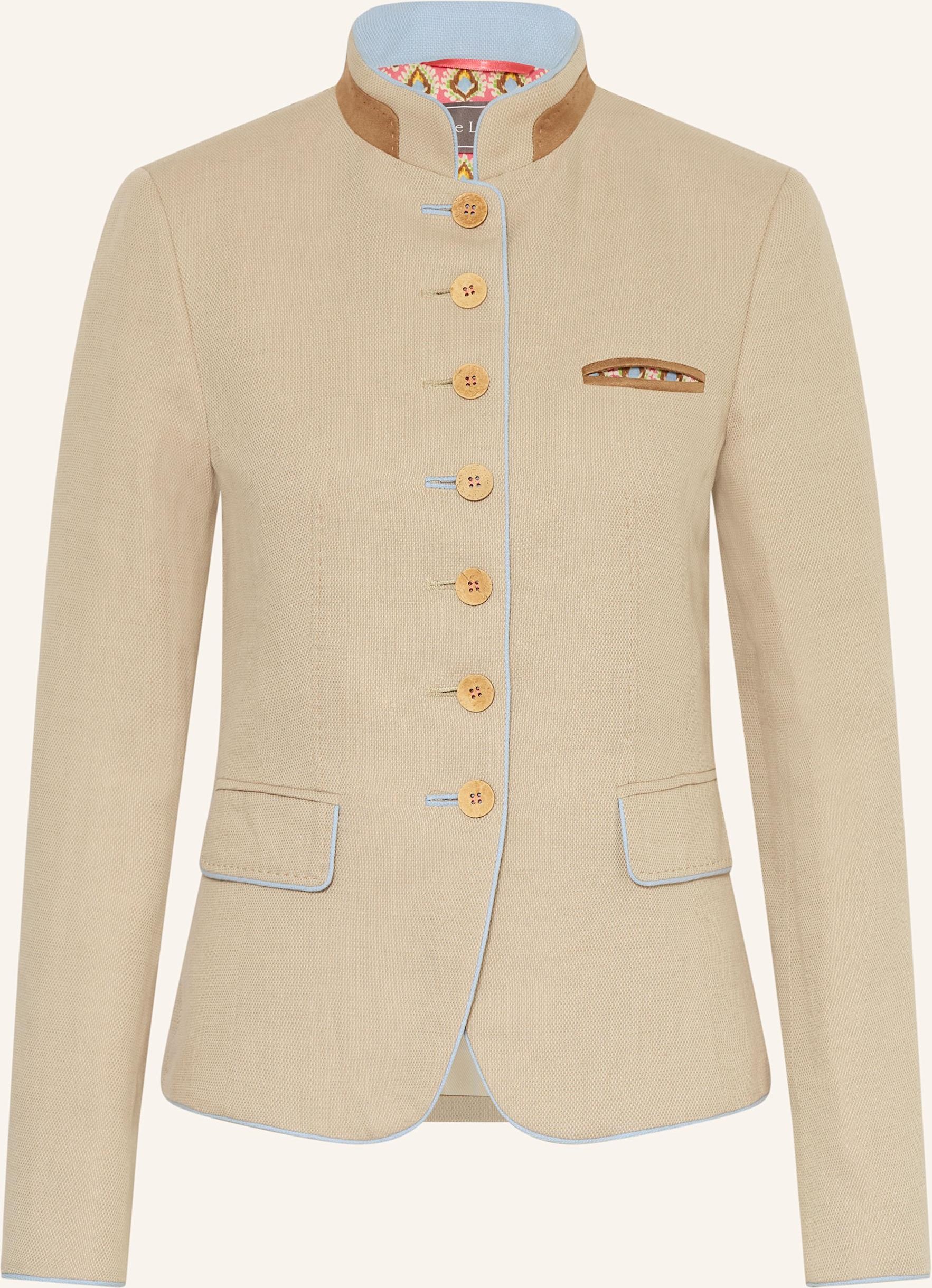 Thumbnail - White Label Janker Mit Leinen beige