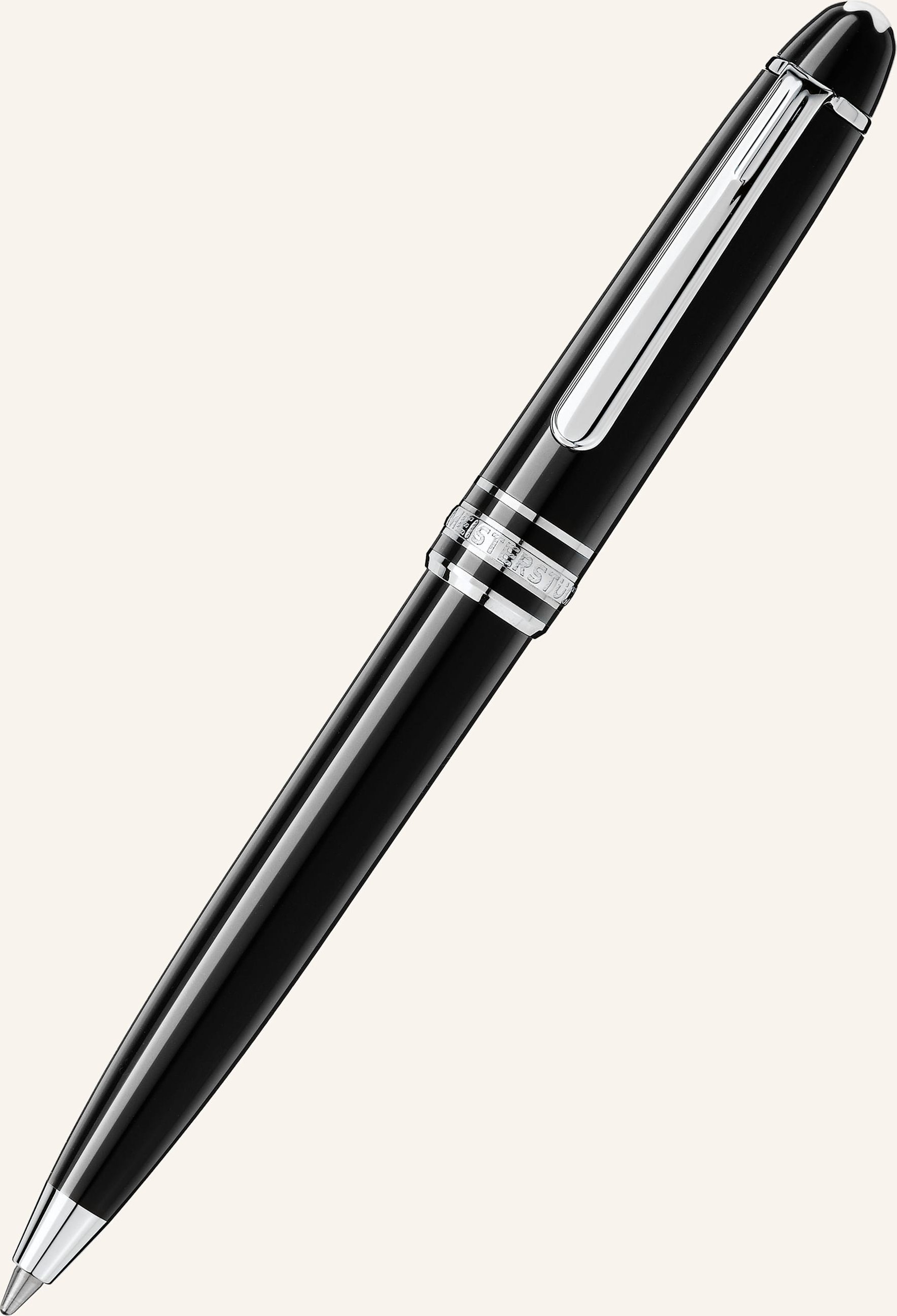 Montblanc Drehkugelschreiber Meisterstück Platinum-Coated Mozart schwarz