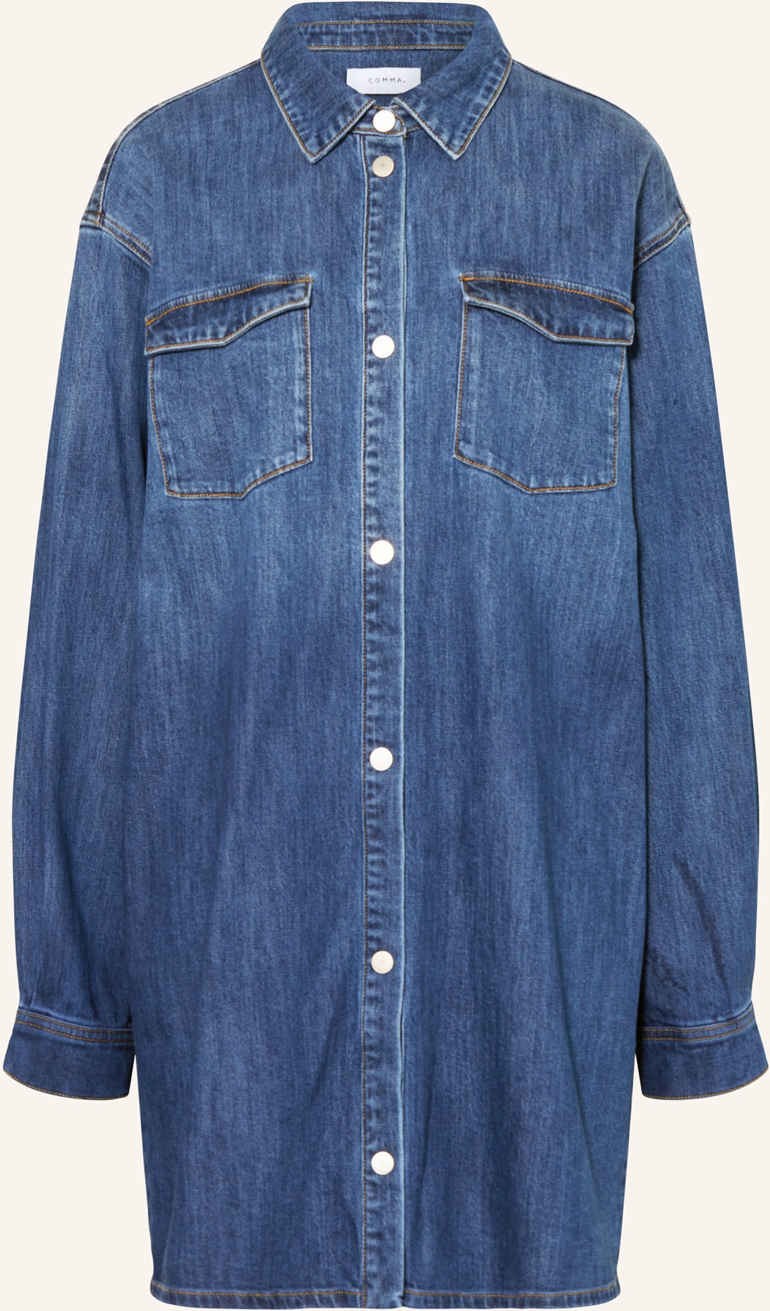 Comma Jeanskleid blau